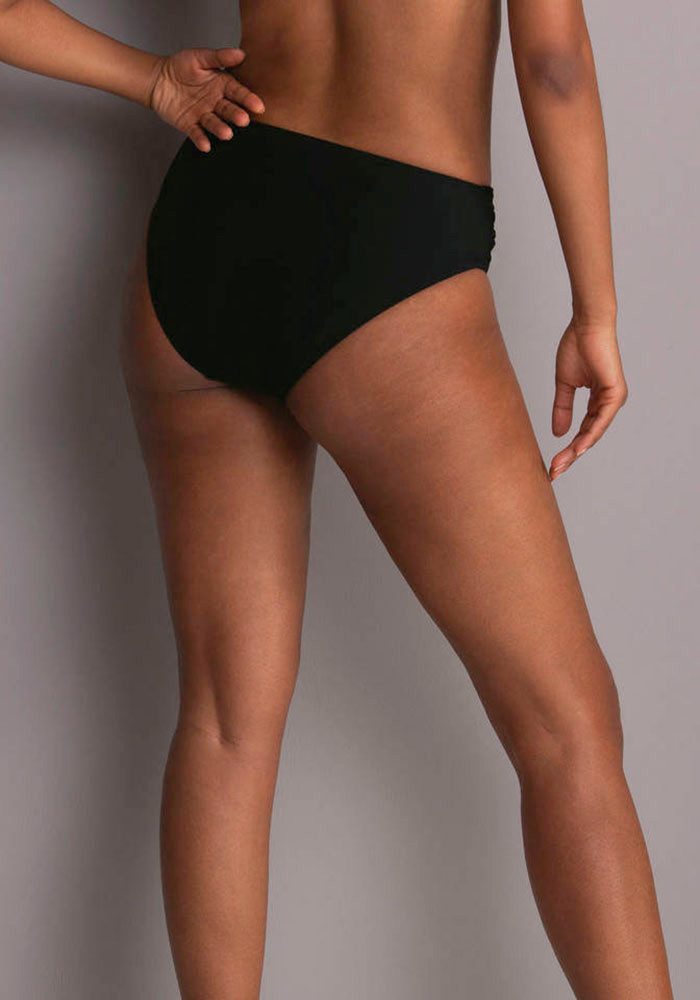 Rosa Faia Bikini-Hose Liz überkreuzter Raffblende am Bund, Sichtfutter, Mix günstig online kaufen