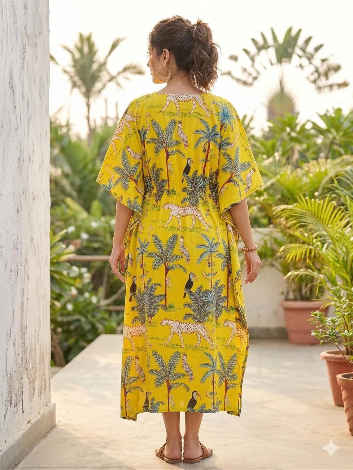 PfauGermany Kaftan MASAI MARA SAFARI PRINT