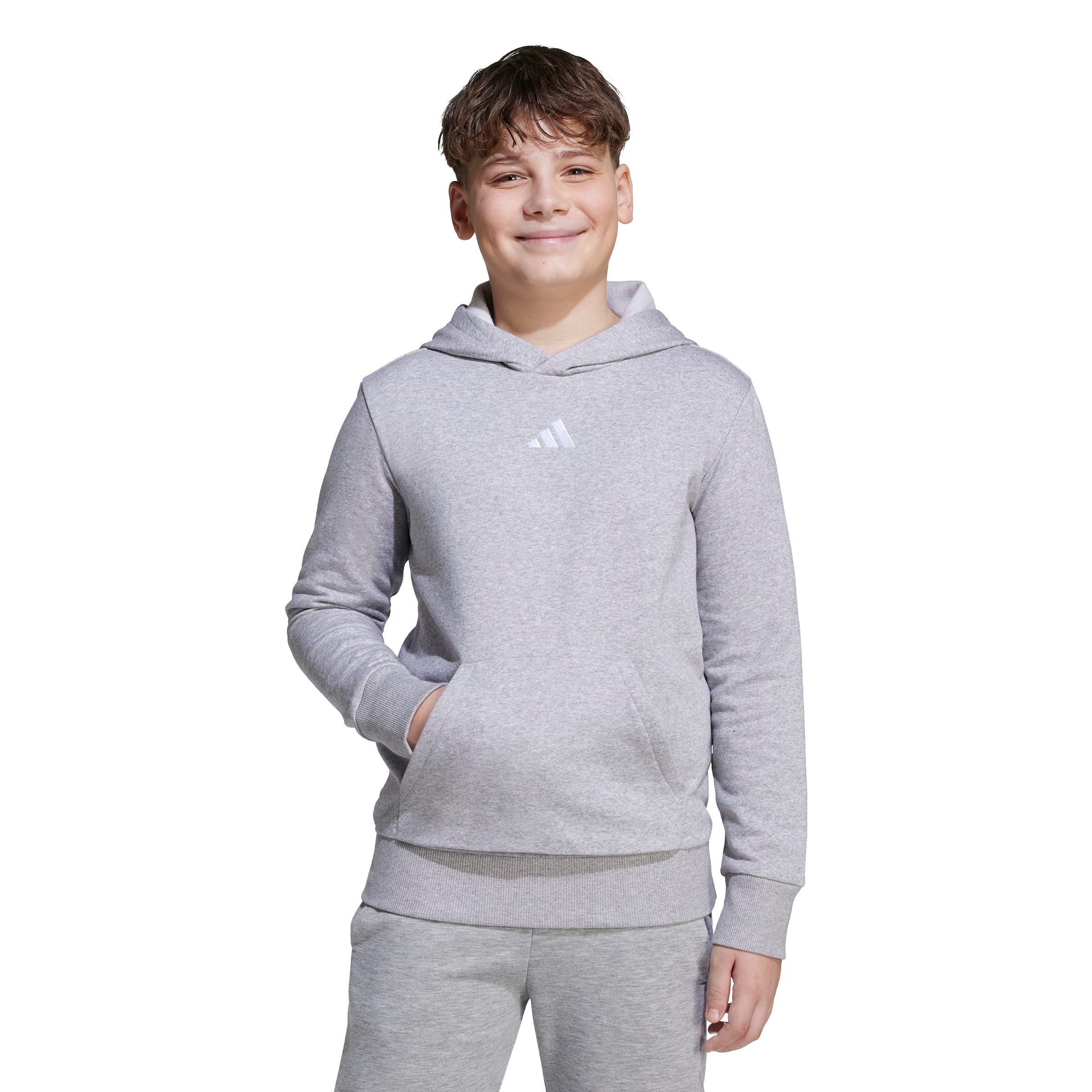 adidas Performance Hoodie J SL FL HD 225 MGREYH/WHITE günstig online kaufen