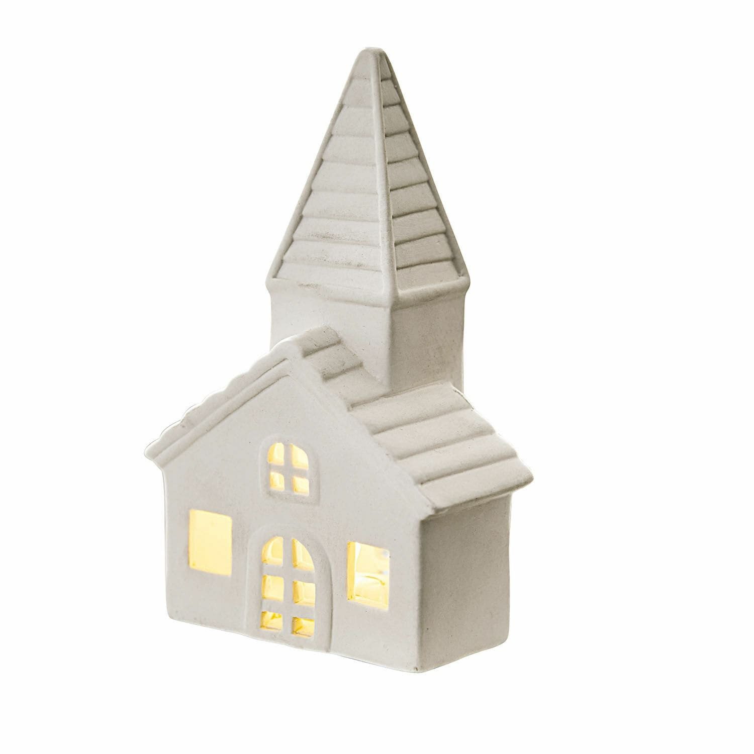 Mirabeau Weihnachtsfigur LED-Deko-Haus Melena weiß günstig online kaufen
