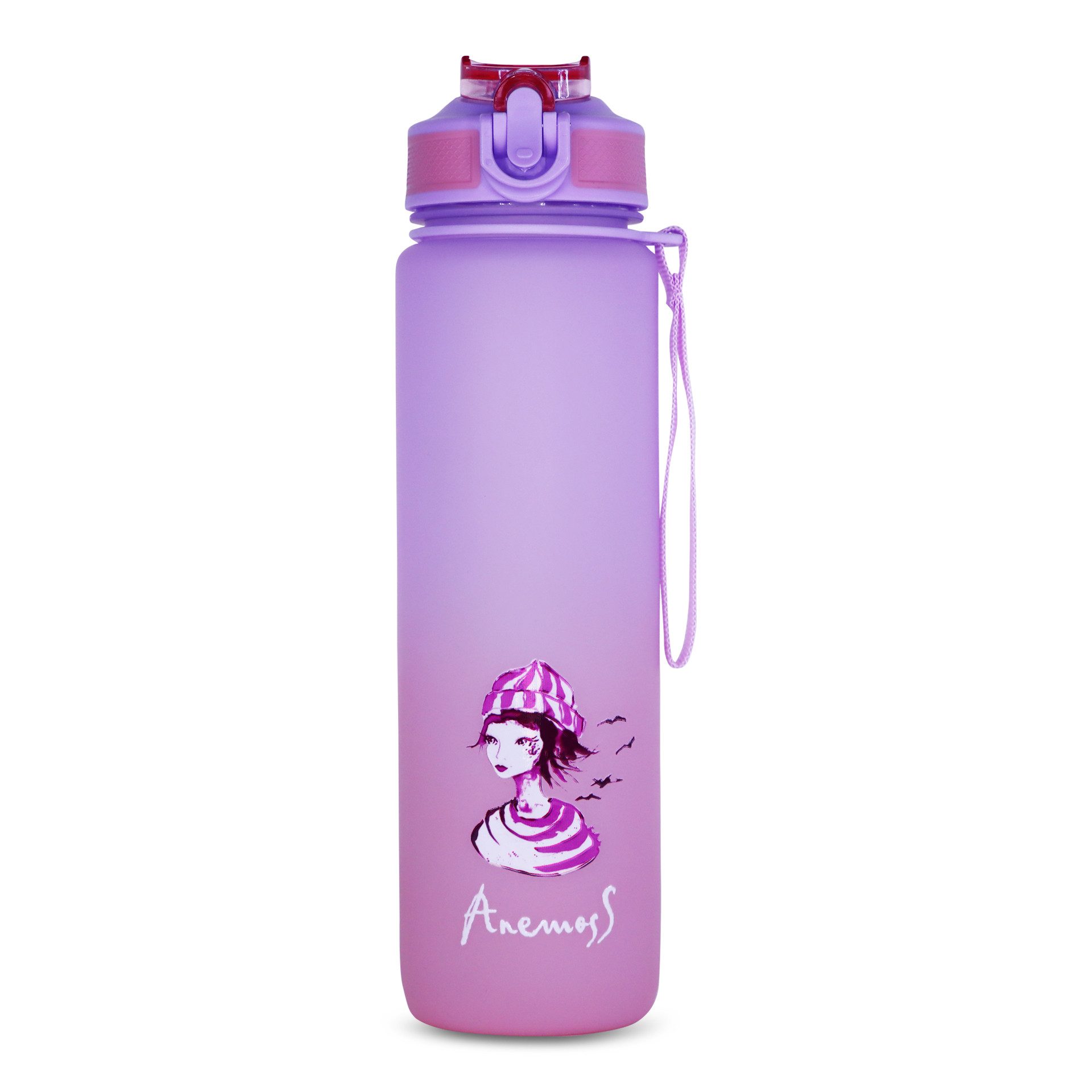 ANEMOSS Rasiermug ANEMOSS Anker Muster Tritan Wasserflasche 1000 ml
