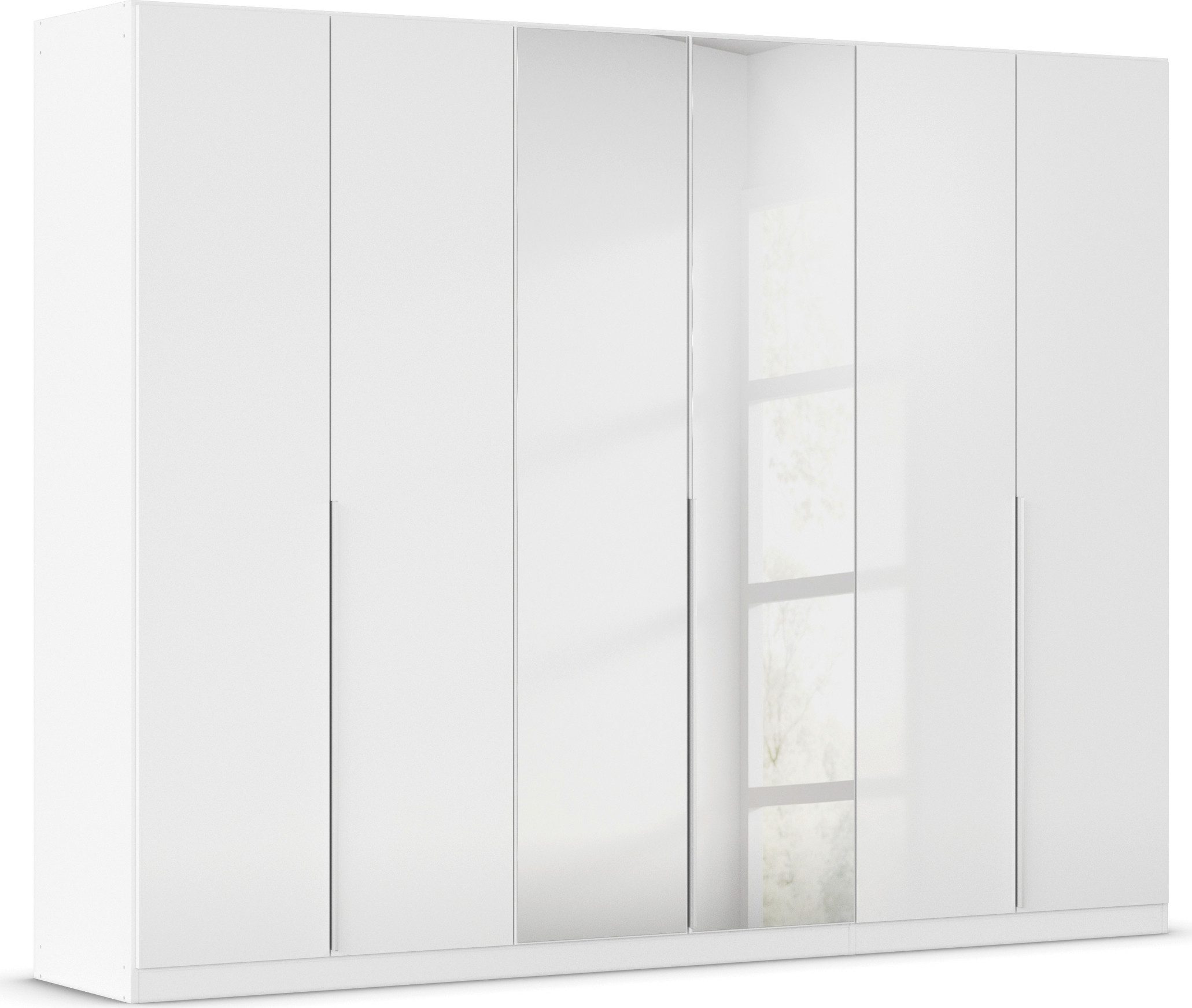 OTTO home Drehtürenschrank Kleiderschrank Schrank Garderobe AGORDO mit Dekor- oder Hochglanzfront (in zwei Griff-Farben, Breiten 91-405 cm) durchdachte Innenausstattung, in 8 Breiten und 2 Höhen MADE IN GERMANY