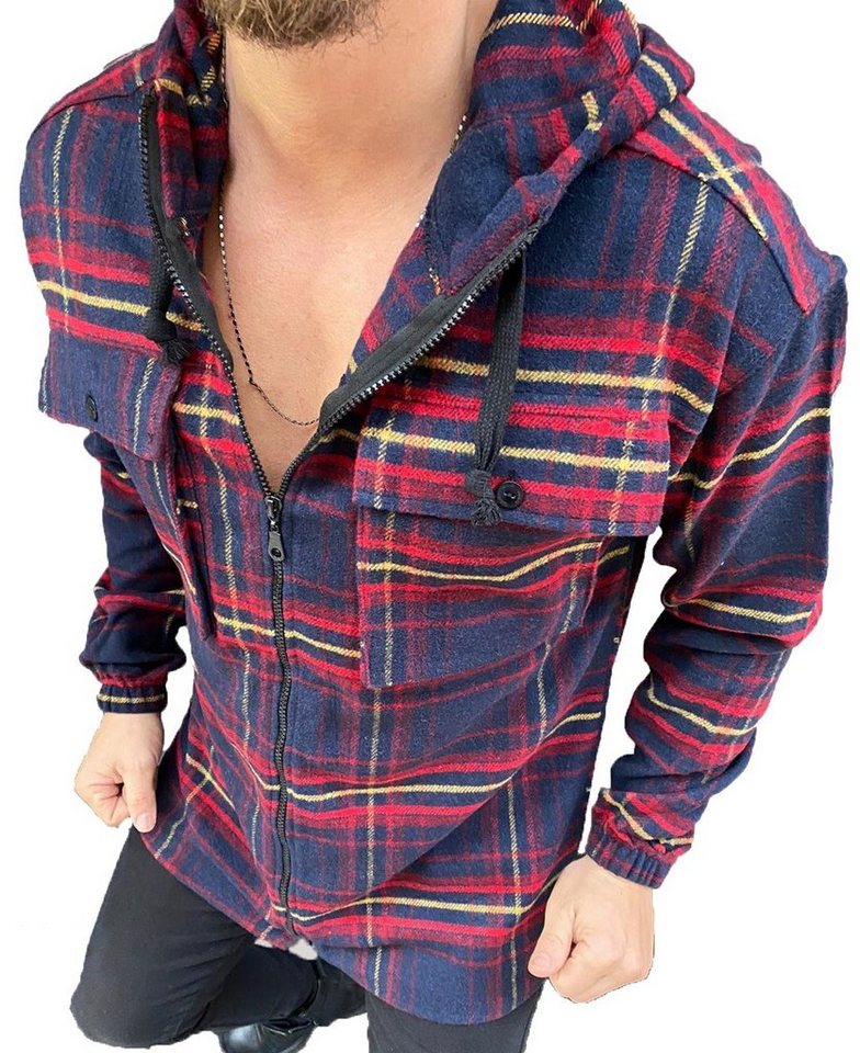 Flanellhemd herren mit kapuze Outlet