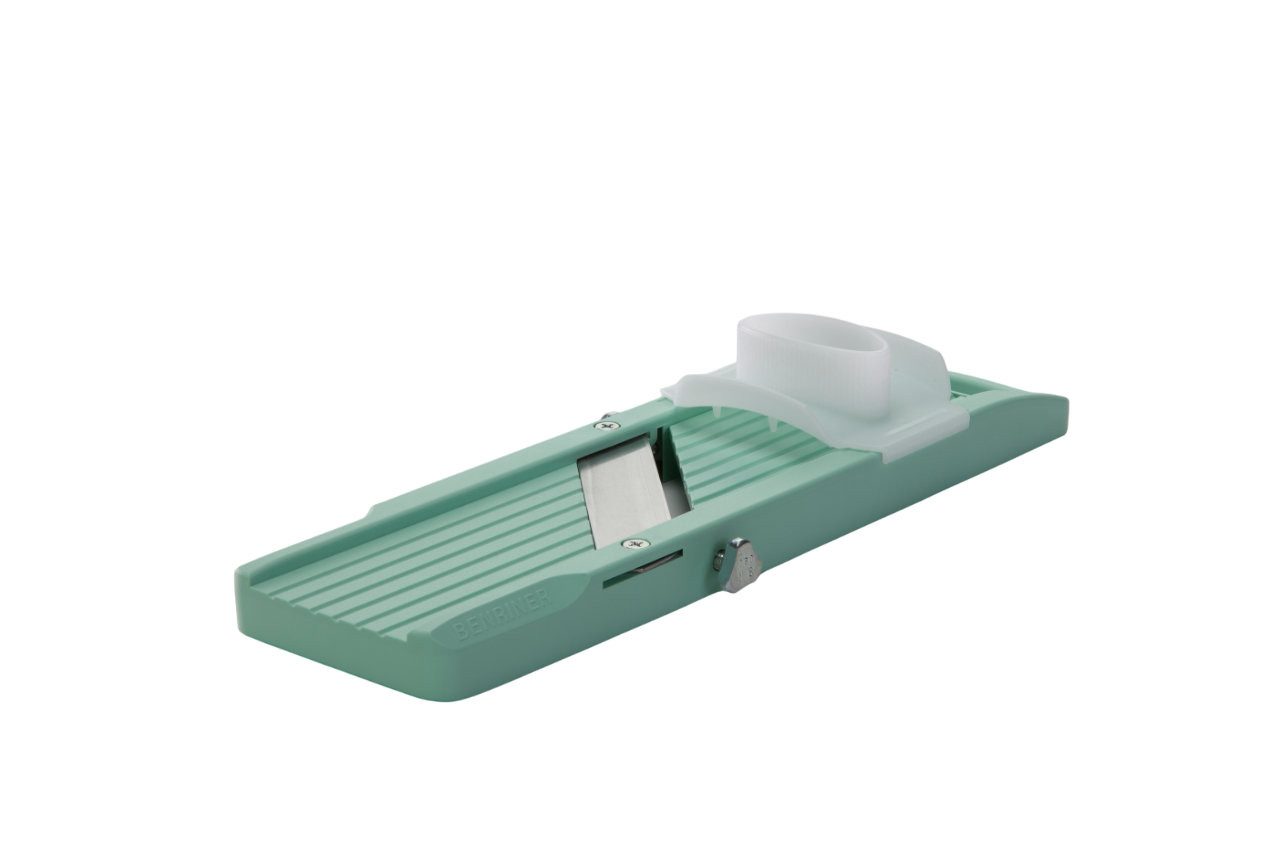 Benriner Küchenreibe Mandoline / Gemüsehobel 64 mm Schnittbreite grün BN-1