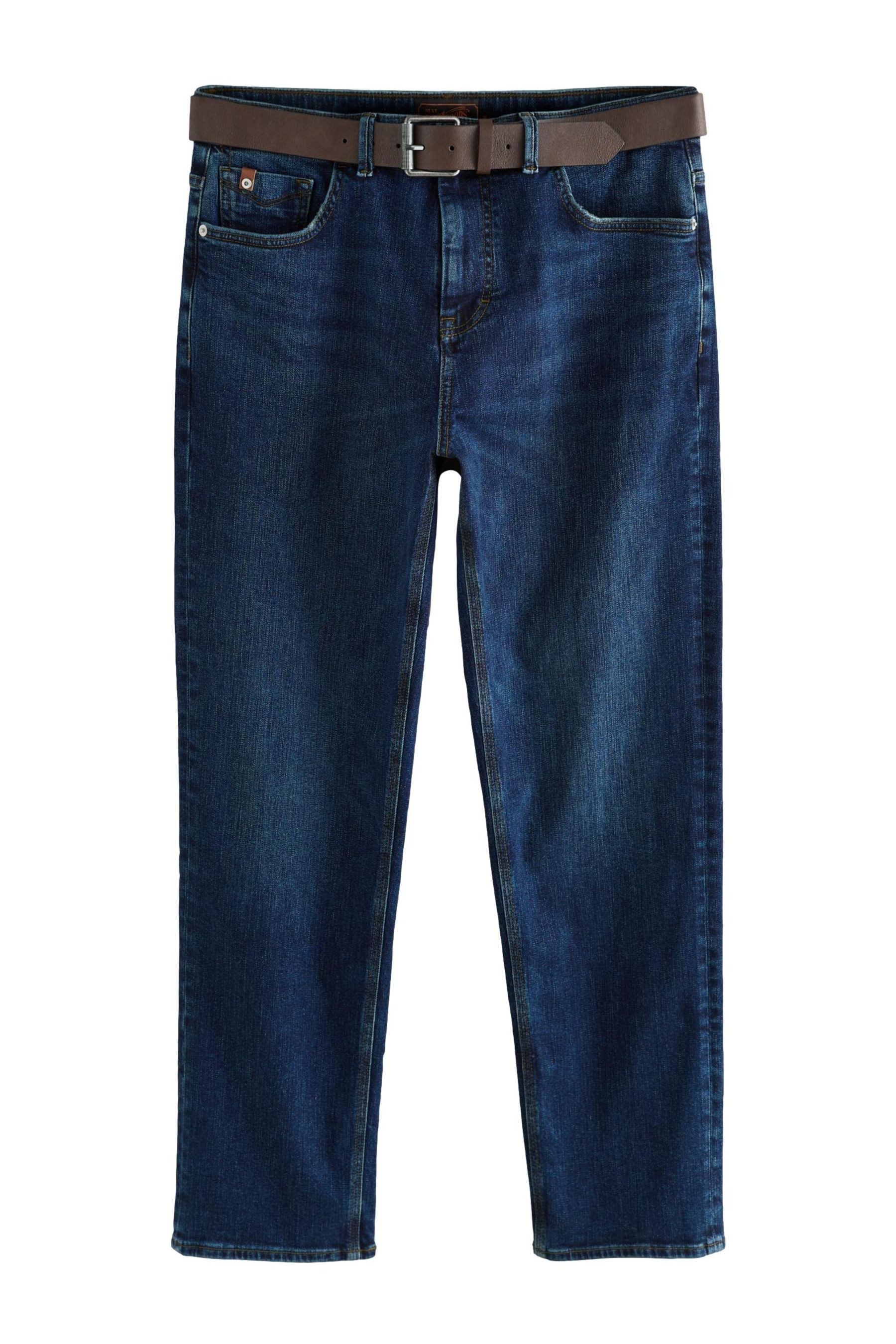 Next Straight-Jeans Jeans mit Gürtel (2-tlg) günstig online kaufen