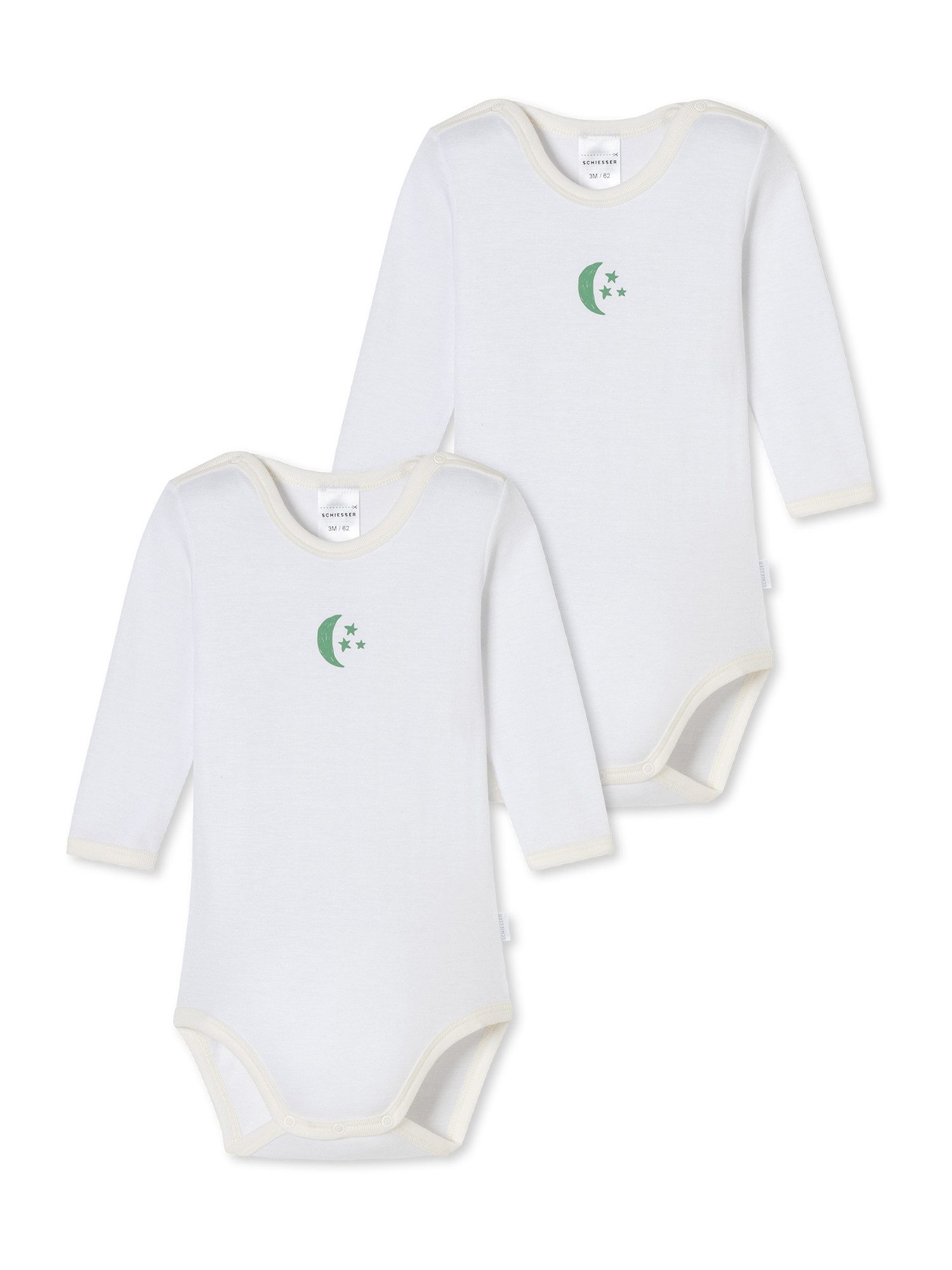Schiesser Body Natural Love (2-tlg) langarm kurzarm body-suit