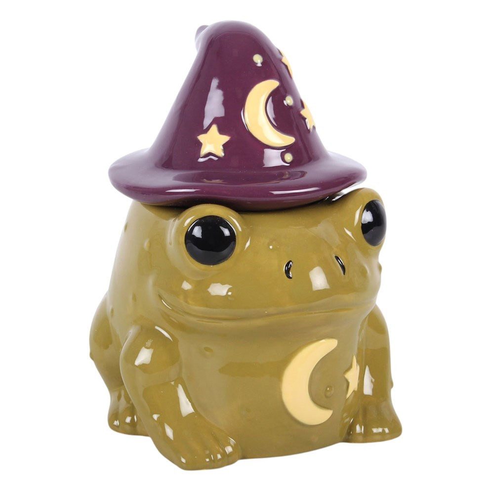 Something Different Duftlampe Fantasy Duftlampe "Wizard Frog" Halloween vintage Deko Frosch