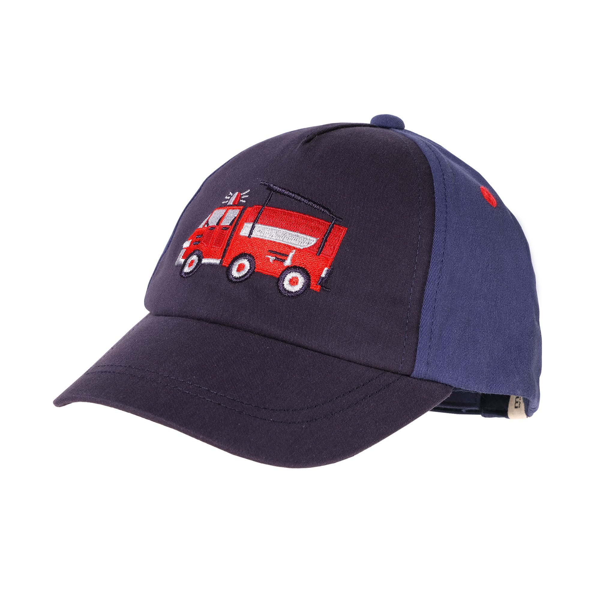 MAXIMO Baseball Cap Feuerwehr-Motiv, mit Stickerei, mit Klettverschluss, Baumwolle