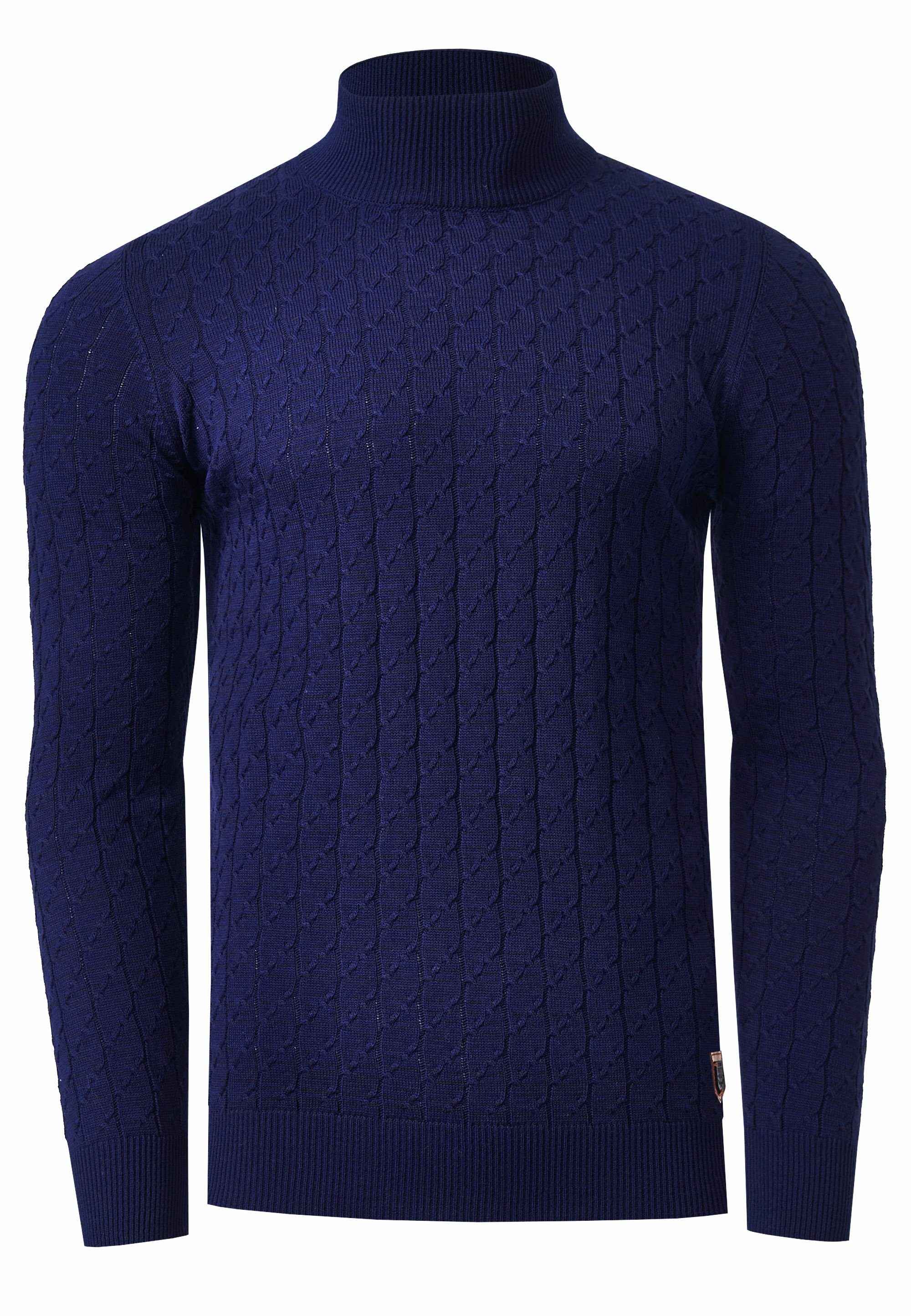 Rusty Neal Strickpullover mit trendigem Stehkragen