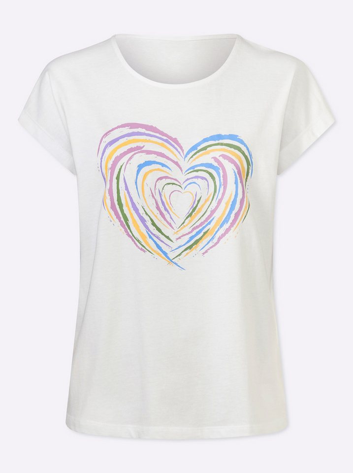 Sieh an! T-Shirt Kurzarm-Shirt Extra kurz