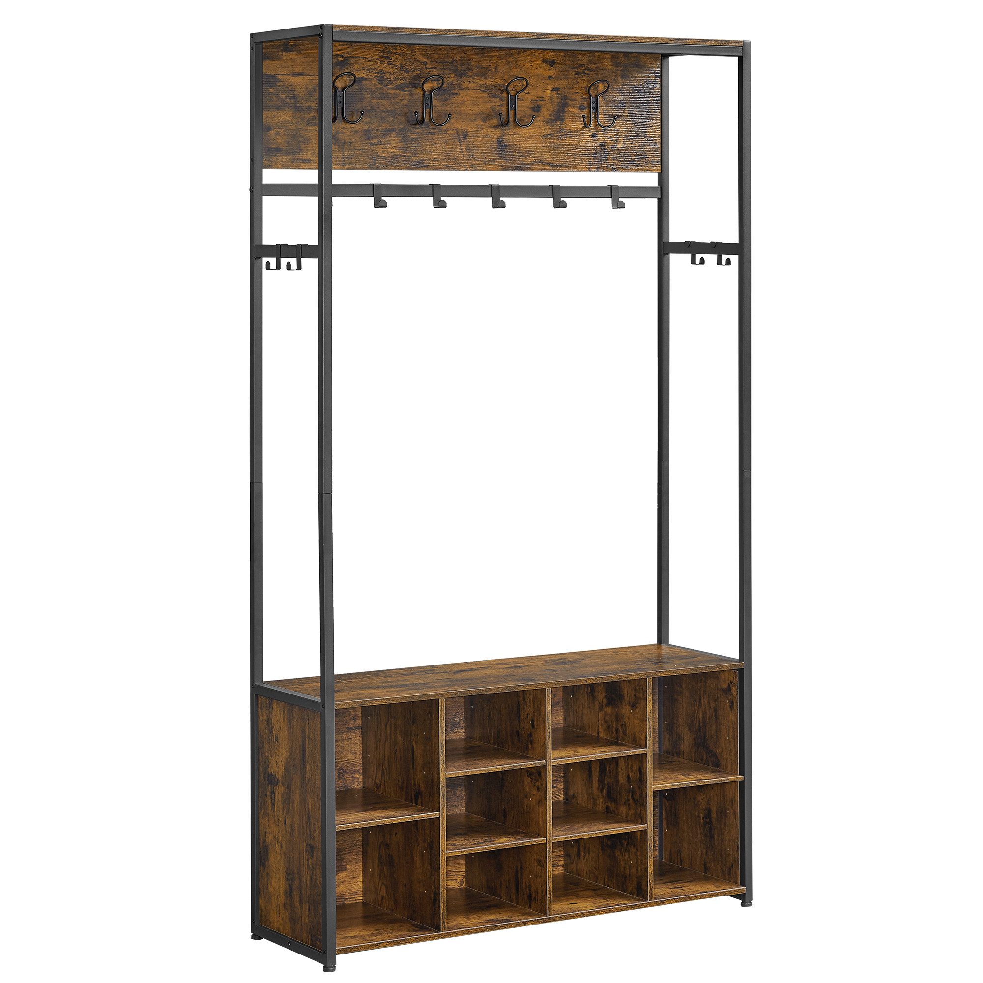 VASAGLE Garderobenständer Garderobe, Kleiderständer, Garderobe, Eingangsmöb günstig online kaufen