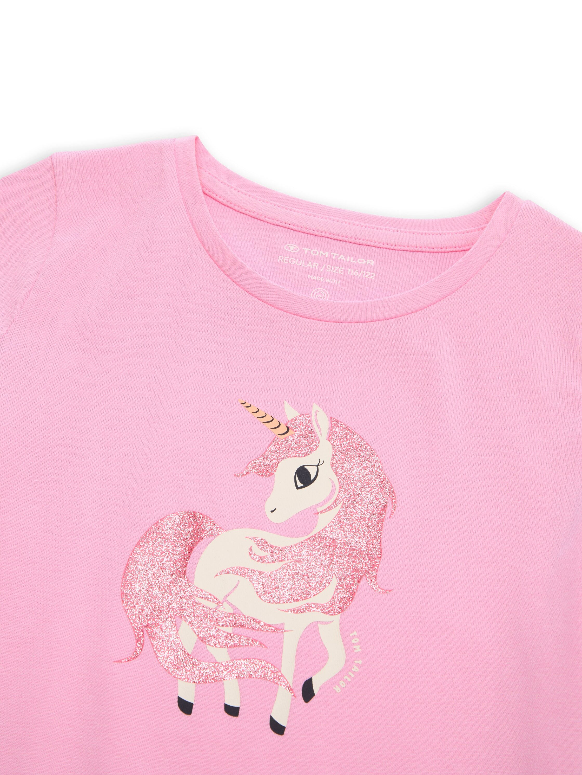 TOM TAILOR T-Shirt (Packung, 2-tlg) mit Print