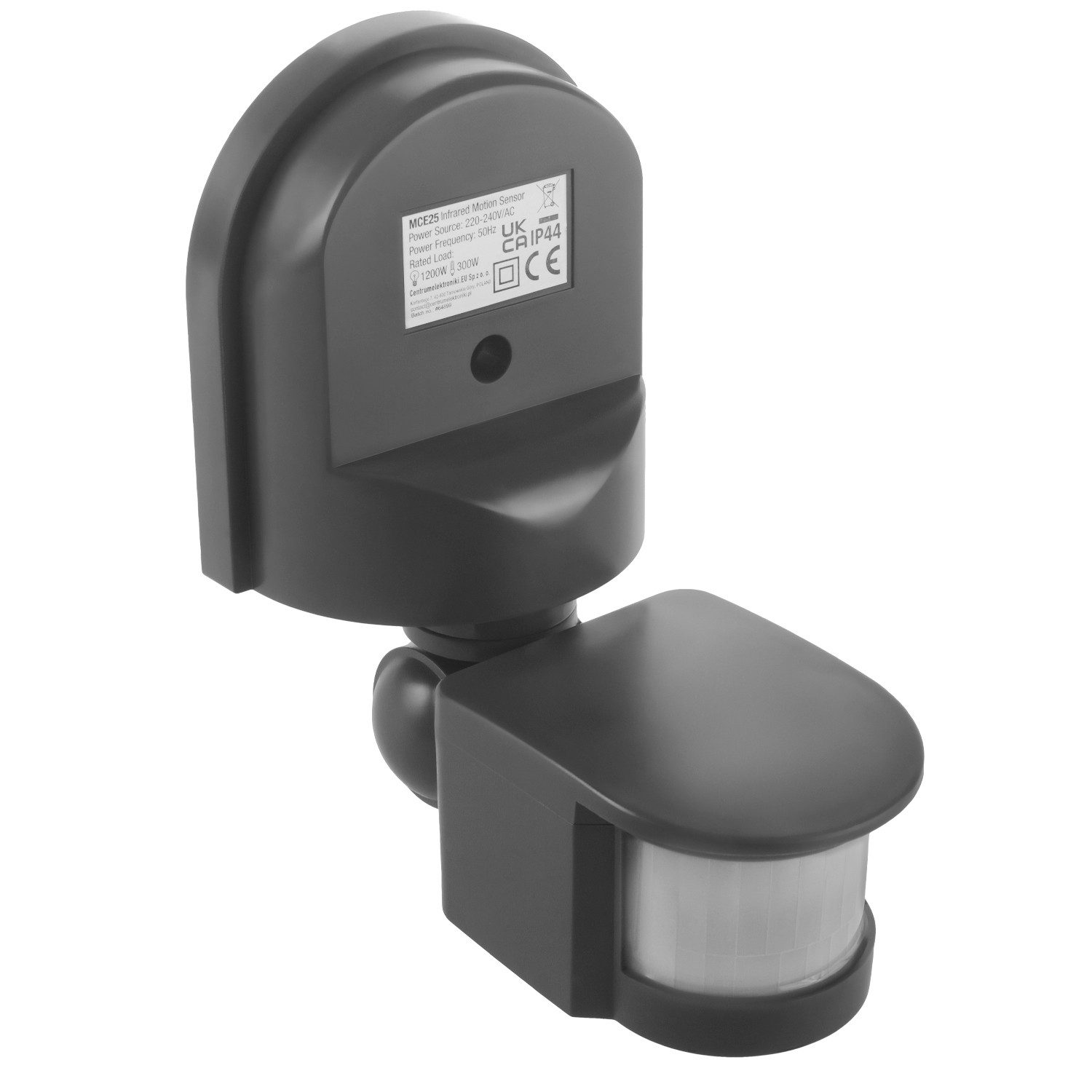Maclean Bewegungsmelder MCE25 mit Sicherheitsleuchte PIR Sensor, (1-St), Automatisches Einschalten, für Innen- und Außenbereich
