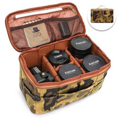 Dekorative Kameratasche Kameratasche Großes, Cross Kamera Bag, kompatibel für Canon/Nikon/Sony (1-tlg), Wasserdicht