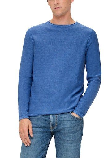 QS Strickpullover mit leicht melierter Optik