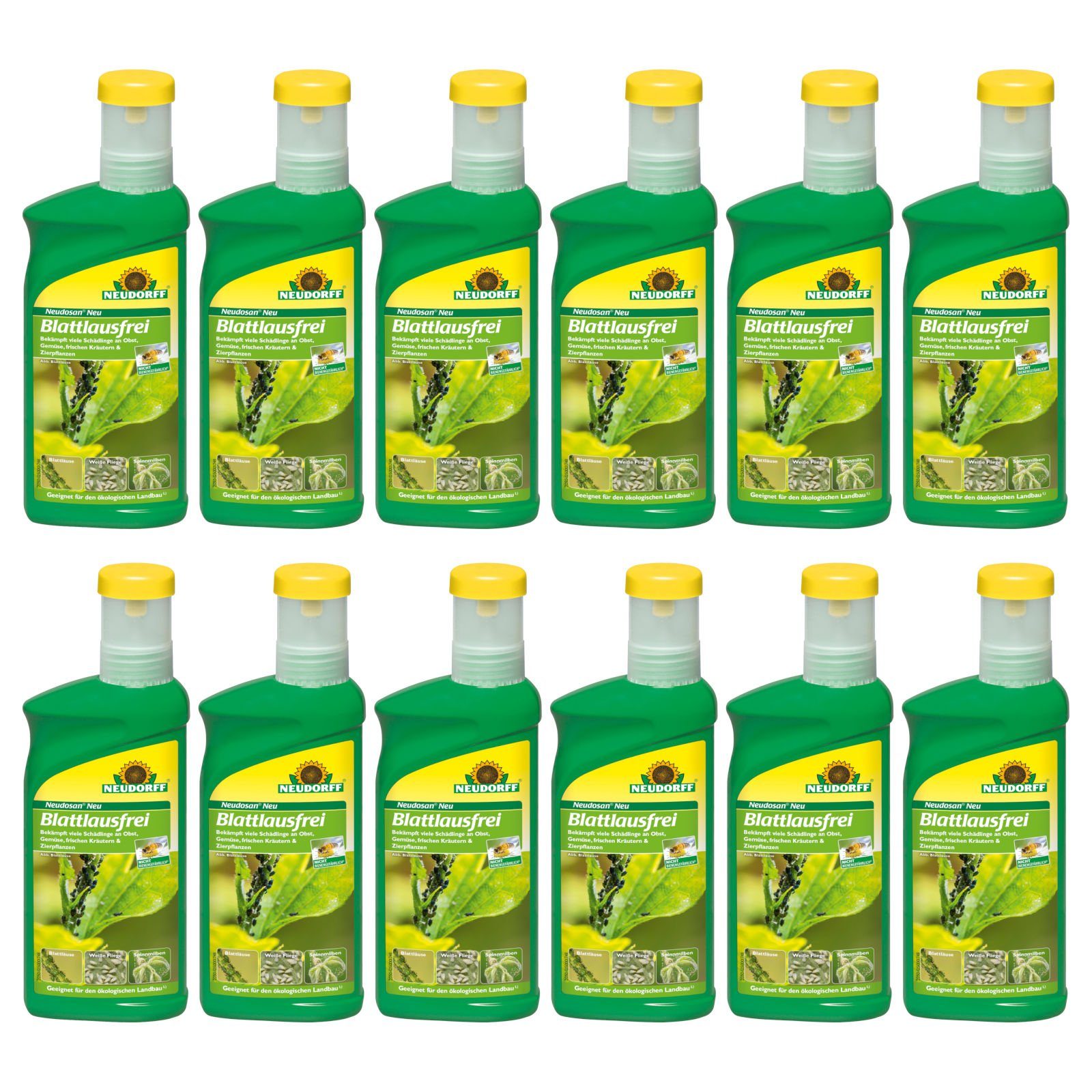 Neudorff Insektenvernichtungsmittel Neudosan Neu Blattlausfrei - 12x 500 ml