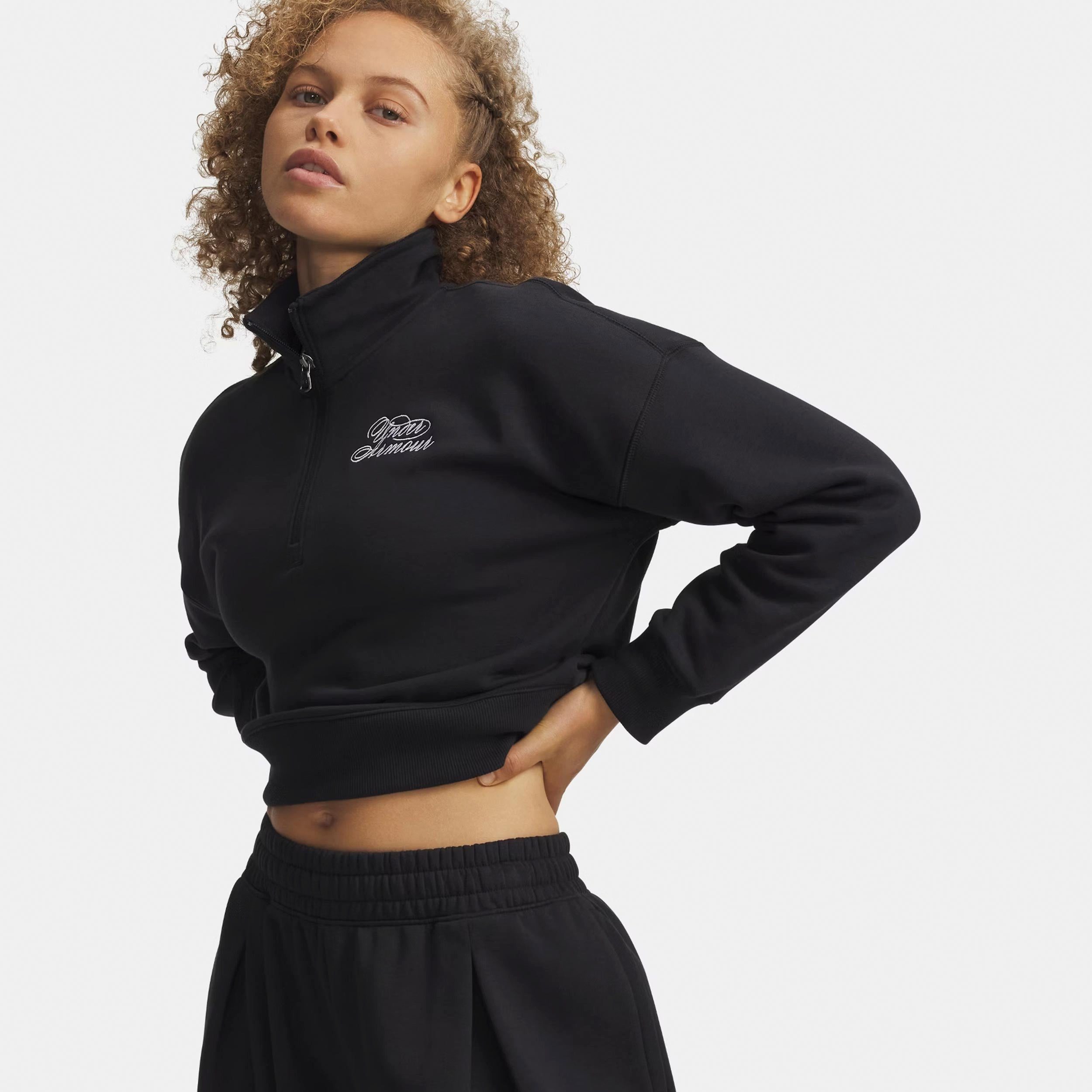 Under Armour® Sweatshirt Rival Fleece Script Halfzip