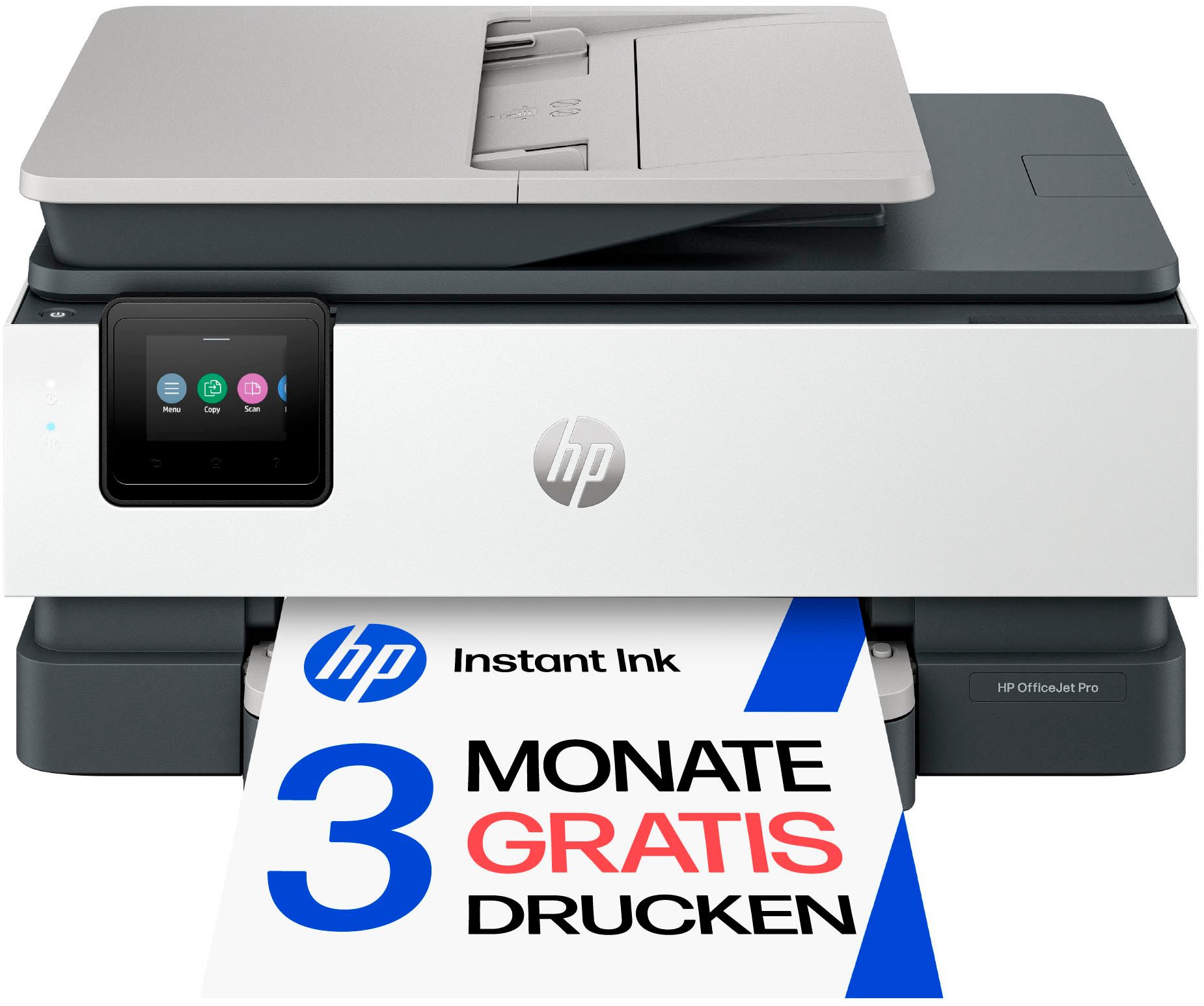HP OfficeJet Pro 8122e Multifunktionsdrucker, (WLAN (Wi-Fi), Bluetooth, LAN (Ethernet), Wi-Fi Direct, 3 Monate gratis* drucken mit Instant Ink)
