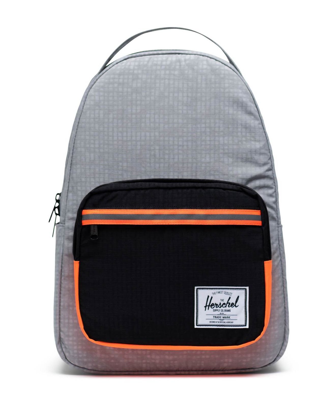 Herschel Rucksack Miller Sharkskin Enzyme Ripstop / Black Enzyme Ripstop / Shocking Orange