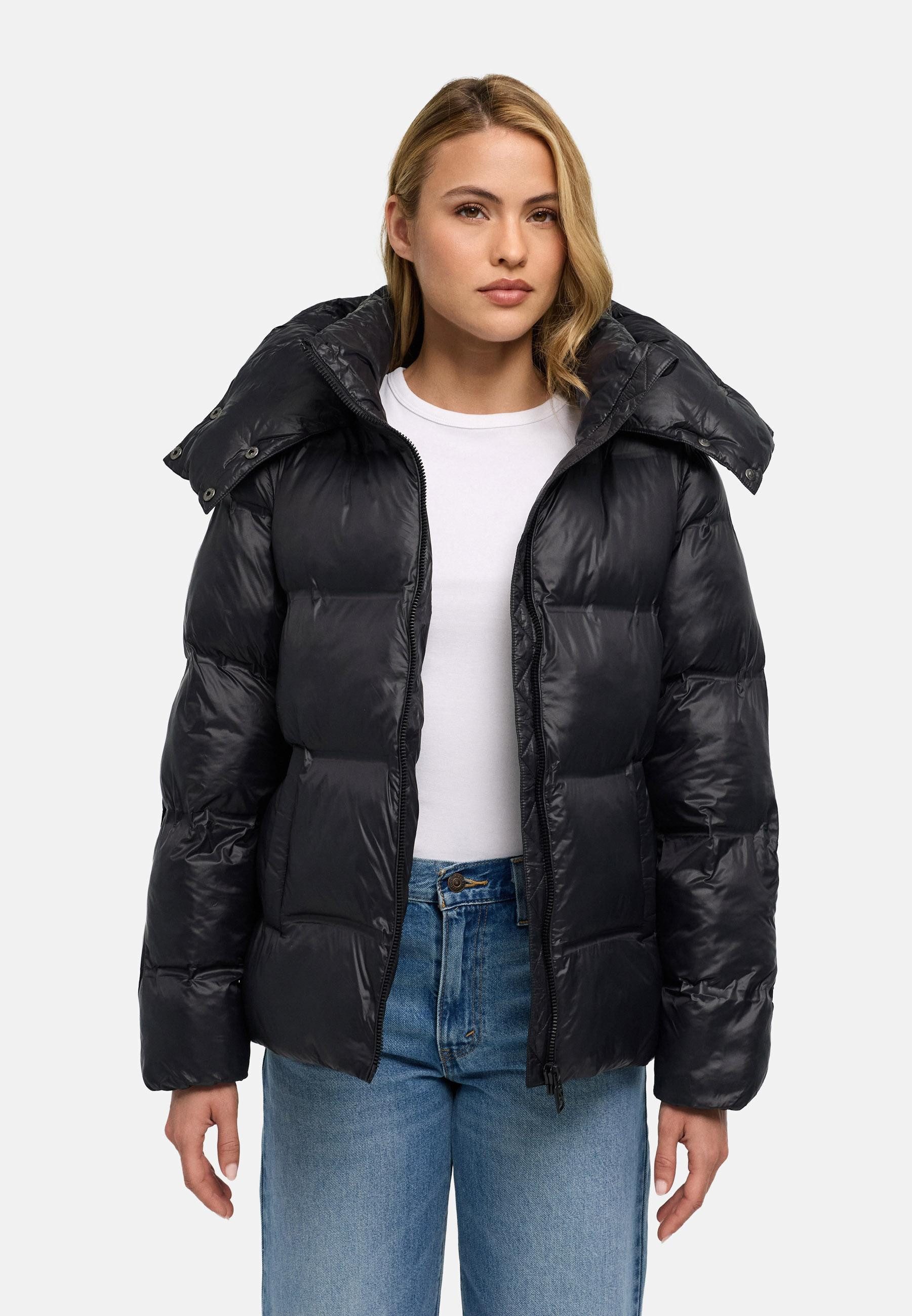 Navahoo Steppjacke Snow-Frame 14 Damen Winterjacke mit abnehmbarer Kapuze