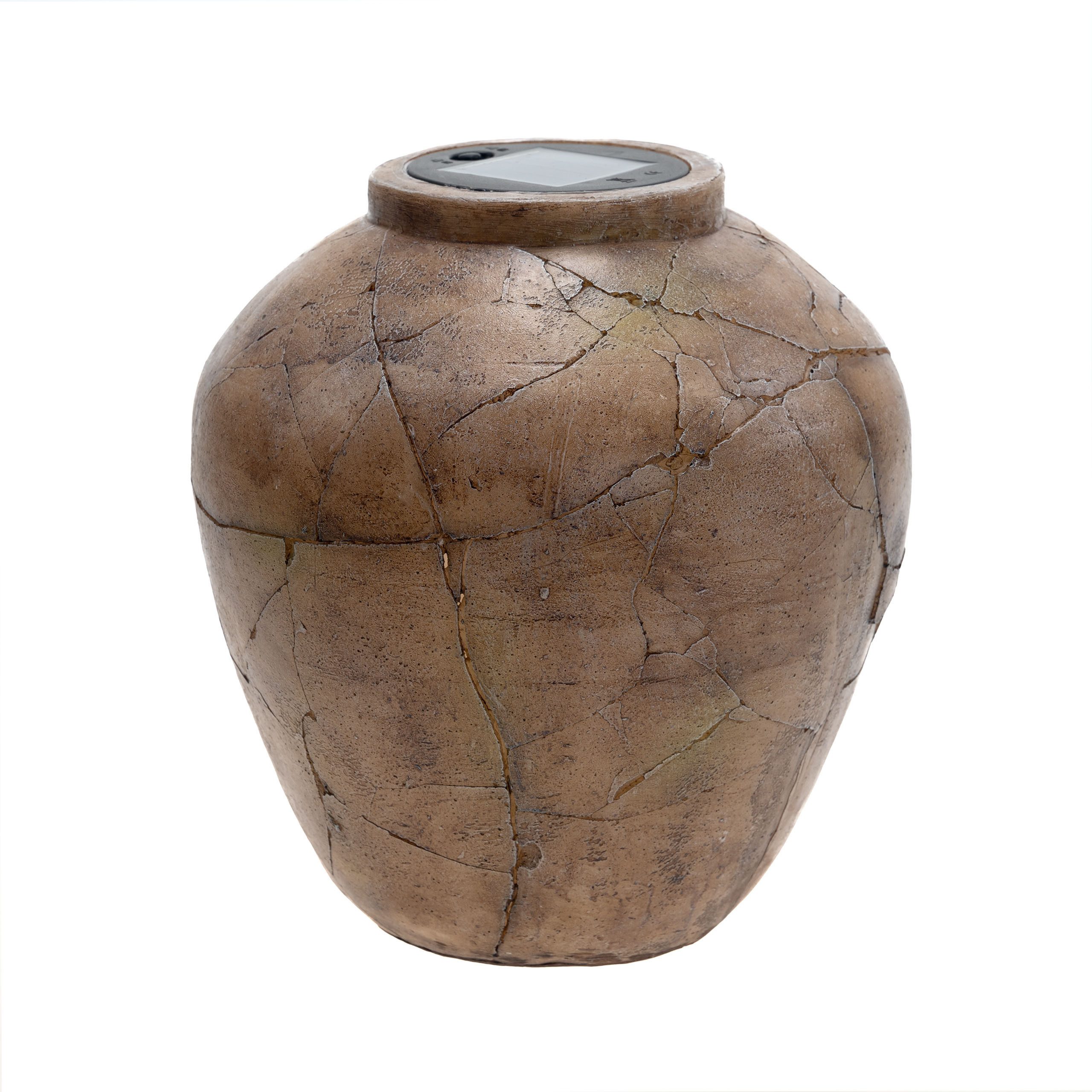 IC Gardenworld Dekovase Deko Vase in Antik-Look mit LED Solar Beleuchtung, günstig online kaufen