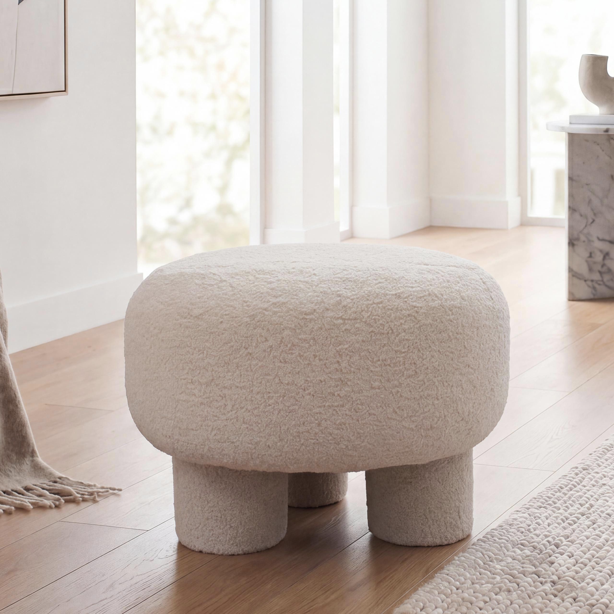 MCW Sitzhocker MCW-Q49, Kompakte Größe – ideal für Wohnzimmer, Schlafzimmer oder Flur