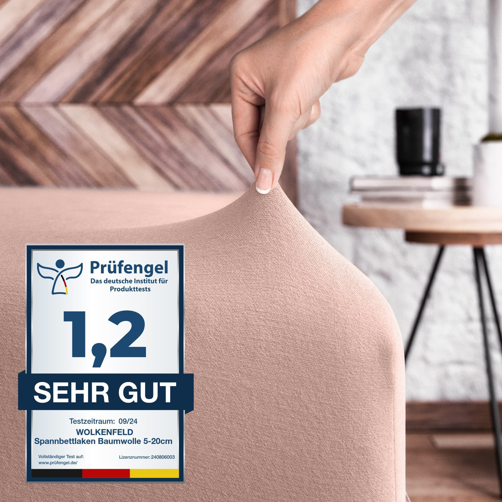 Wolkenfeld Spannbettlaken 100% Baumwolle - Superweiches Bettlaken für Matra günstig online kaufen