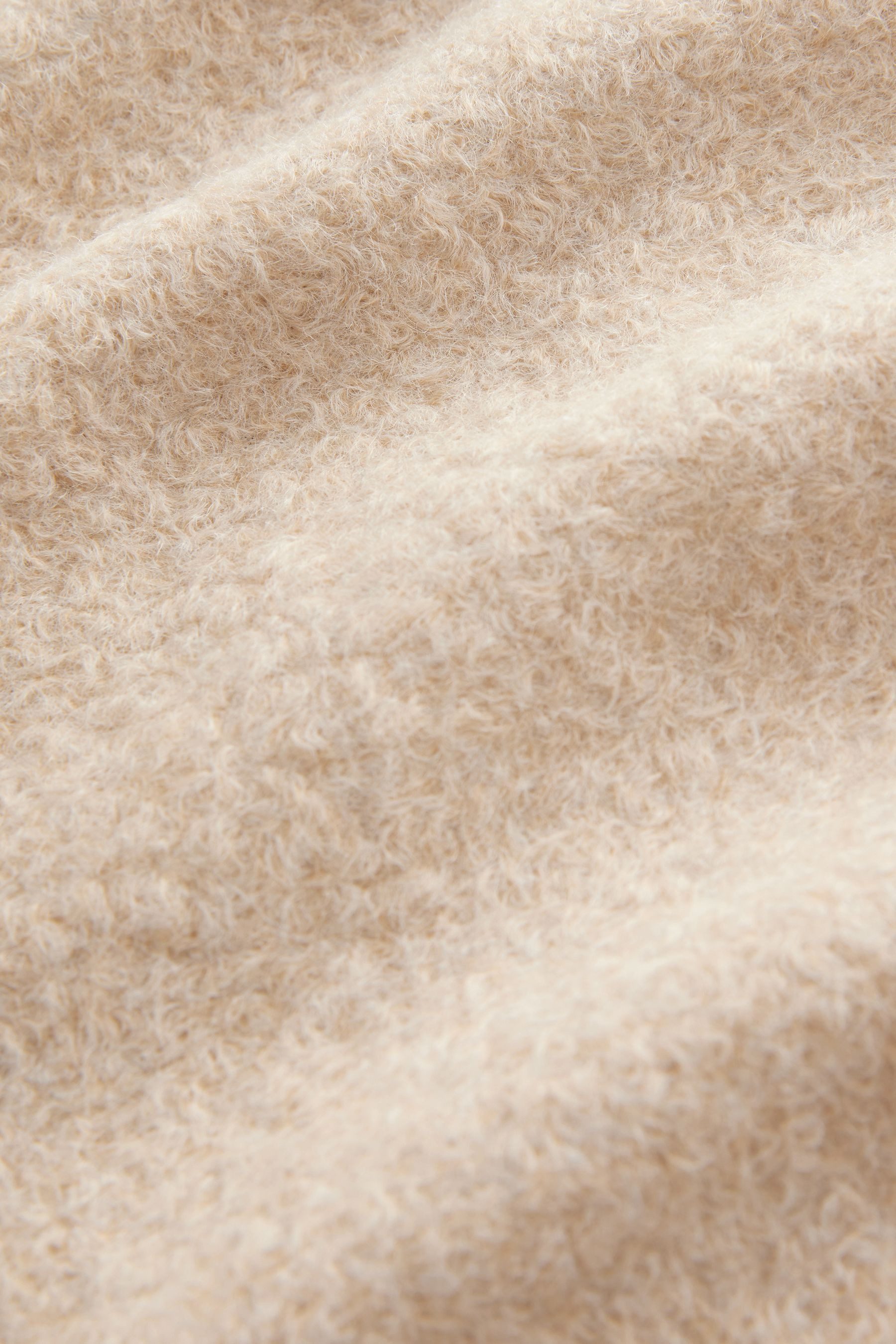 Next Langmantel Strickmantel mit Reverskragen (1-tlg)