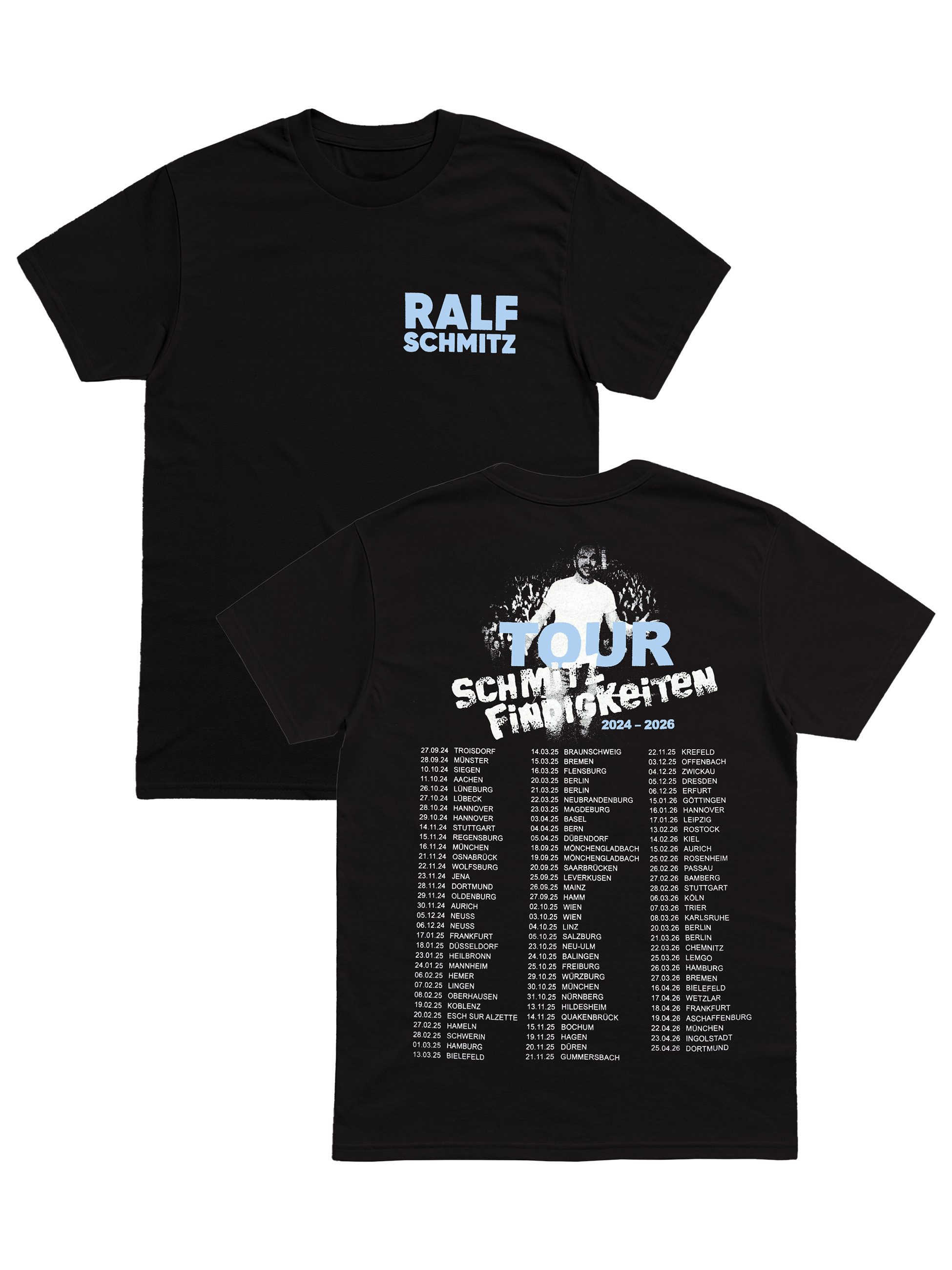 United Labels® T-Shirt Ralf Schmitz T-Shirt Tourshirt Tourdaten