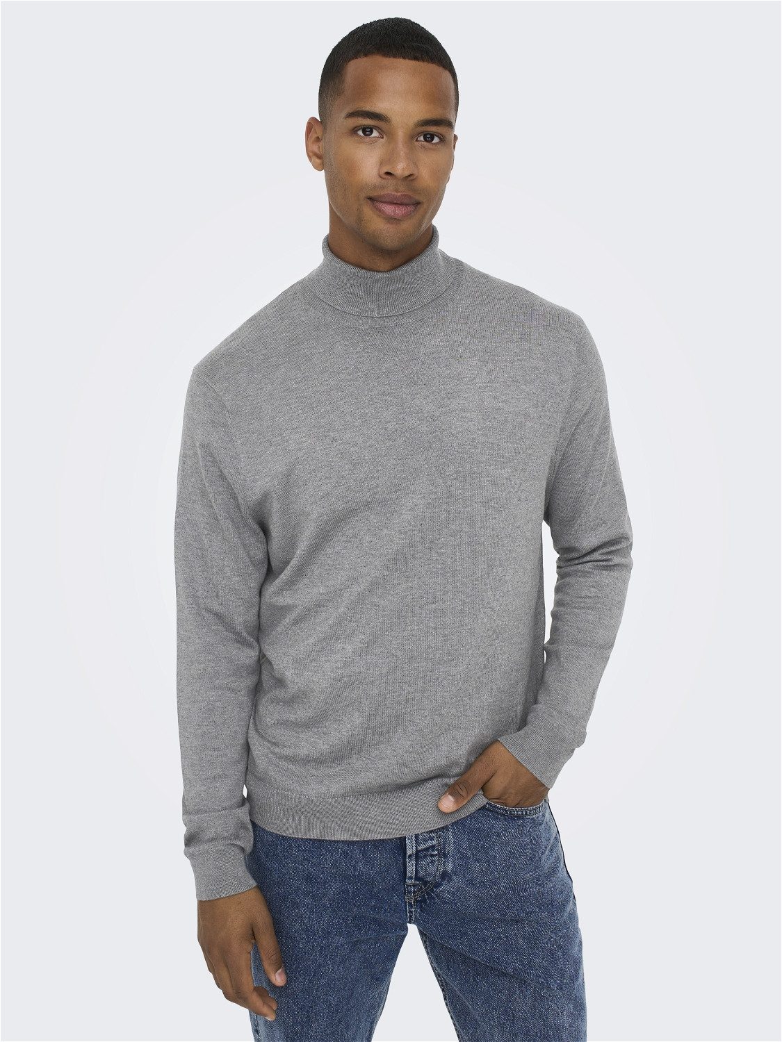 Strickpullover Polo Langarm Basic ONSWYLER