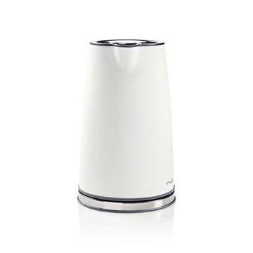 Nedis Wasserkocher Wasserkocher 1,7 l soft touch Antikalk-Filter Weiss 1850 - 2200W, 1700 l, 2200 W, Wasserstandsanzeige, Selbstabschaltung, Anti-Kalk-Filter