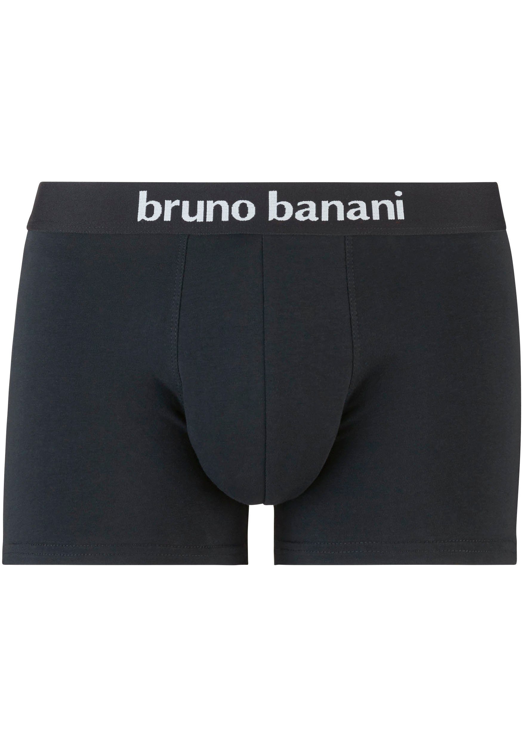 Bruno Banani Boxer Flowing (2er Pack) mit kontrastreichem Logobund