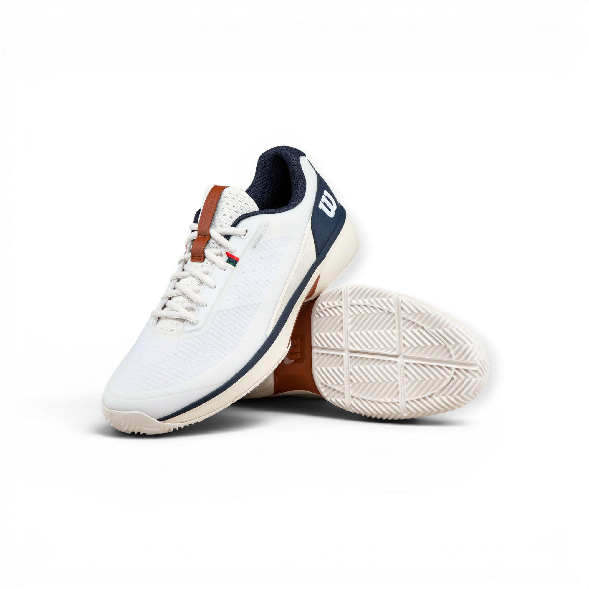 Wilson Rush Lite 5.0 Clay/Sandplatz weiss/navyblau Herren