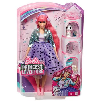 Barbie Anziehpuppe Prinzessinnen Abenteuer - Daisy Puppe mit Hündchen GML77