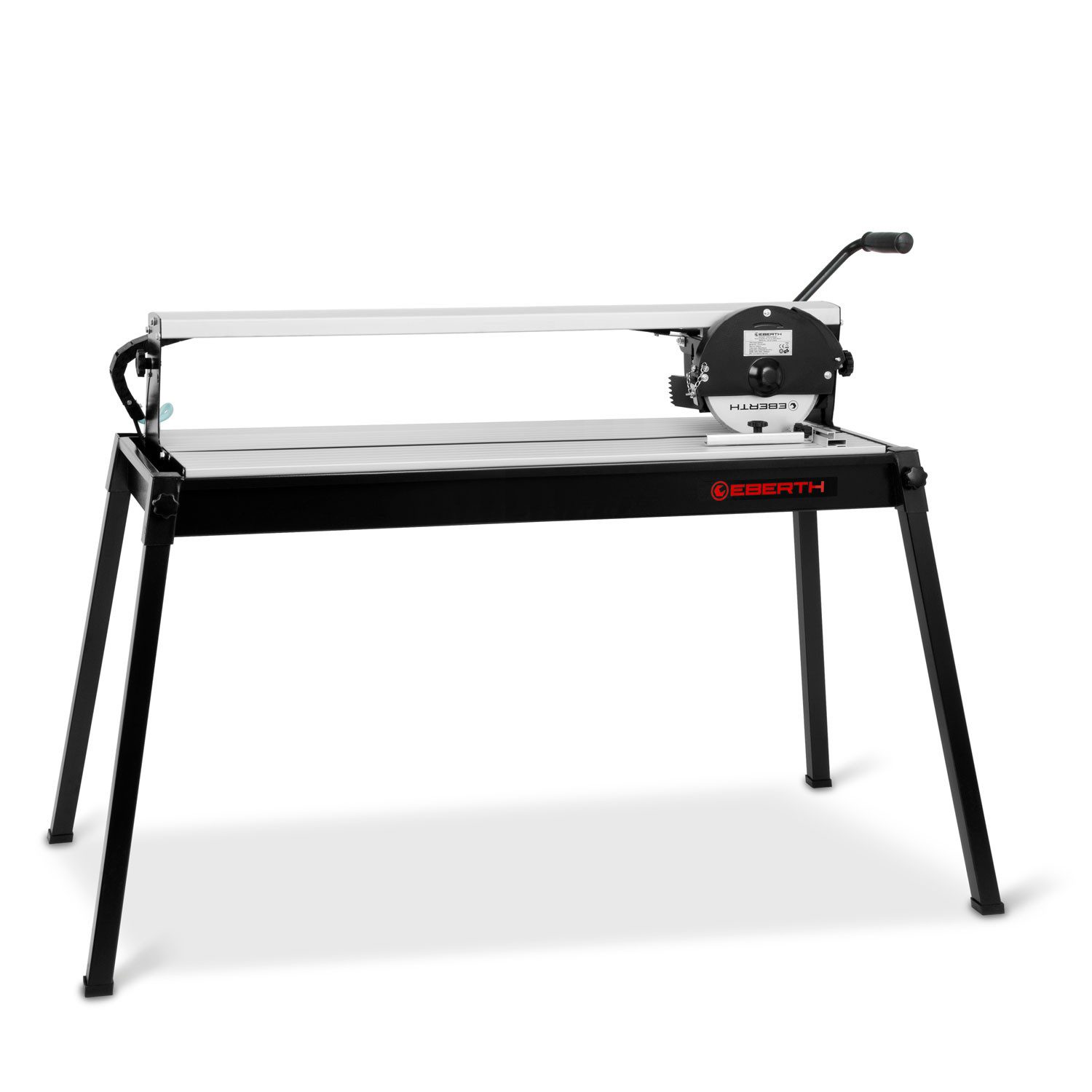 EBERTH Fliesenschneider Elektrisch 800Watt Leistung,900mm Schnittlänge,Nassschneider mit Tisch, Elektrischer Fliesenschneider mit 230mm Diamanttrennscheibe