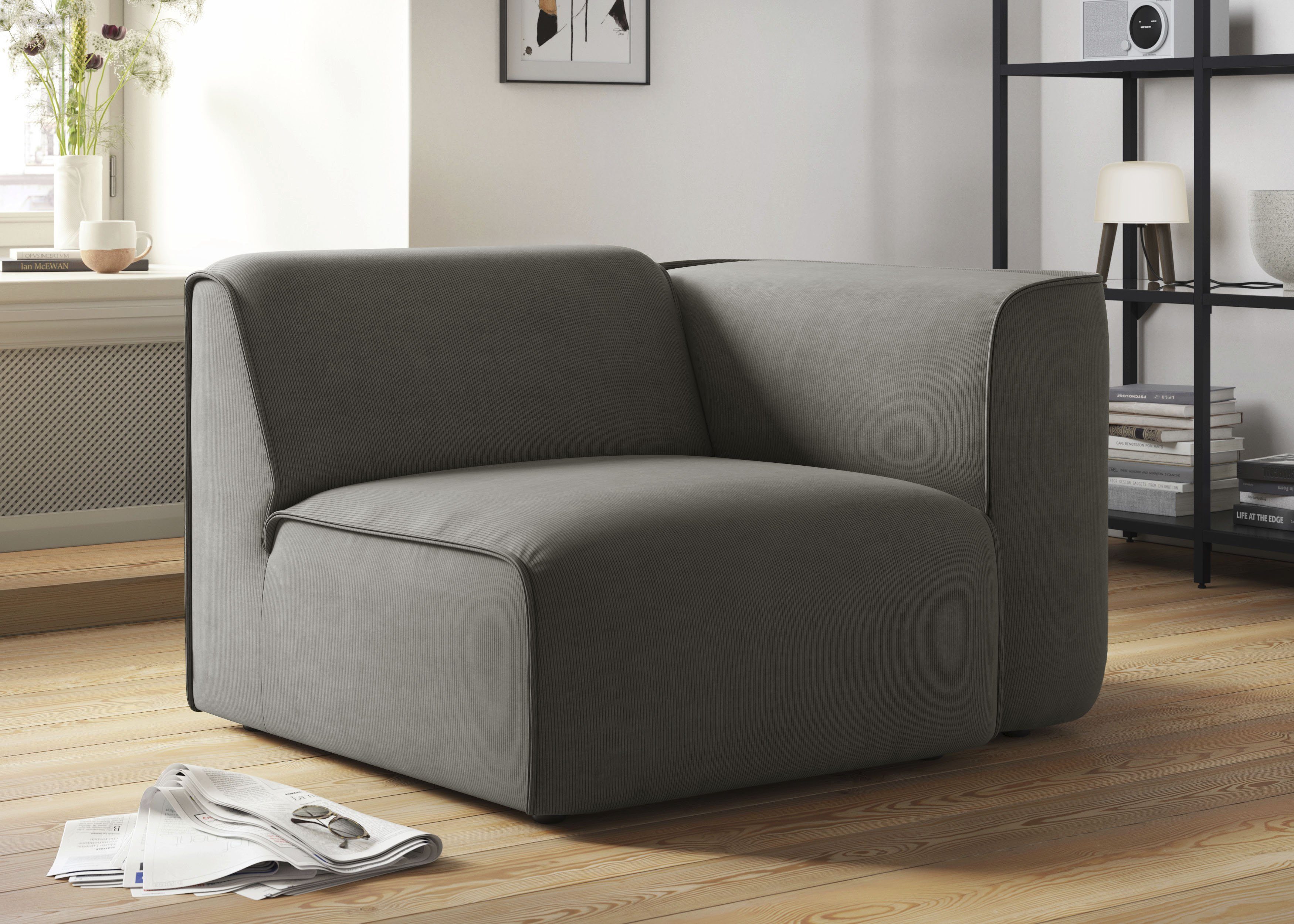 RAUM.ID Sessel Merid Sofa-Eckelement, Maße B/T/H: günstig online kaufen