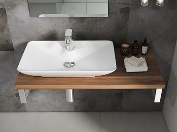 Aqua Bagno Aufsatzwaschbecken »Design Keramik Aufsatzwaschbecken Waschschale« (Packung)