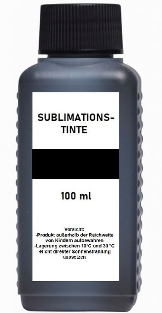inkpro 100 ml Sublimationstinte schwarz, cyan, magenta, gelb... Nachfülltinte (für Epson, Ricoh, Nashuatec, NRG, Sawgrass, Mutoh, Mimaki, Roland, zum Druck auf Sublimationspapier, x, Sublimation, Thermotransferdruck, Sublimationsdruck, Textildruck)