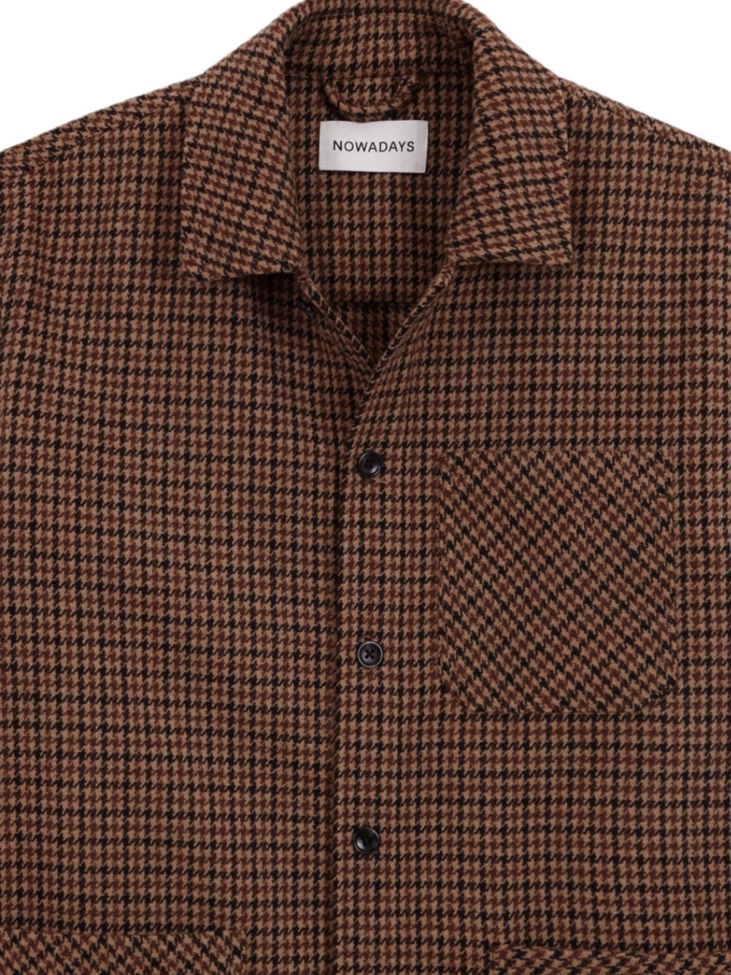 NOWADAYS Outdoorjacke bunt,Freizeit,Polyester,Kariert,Kent,Lang,Regular Fit