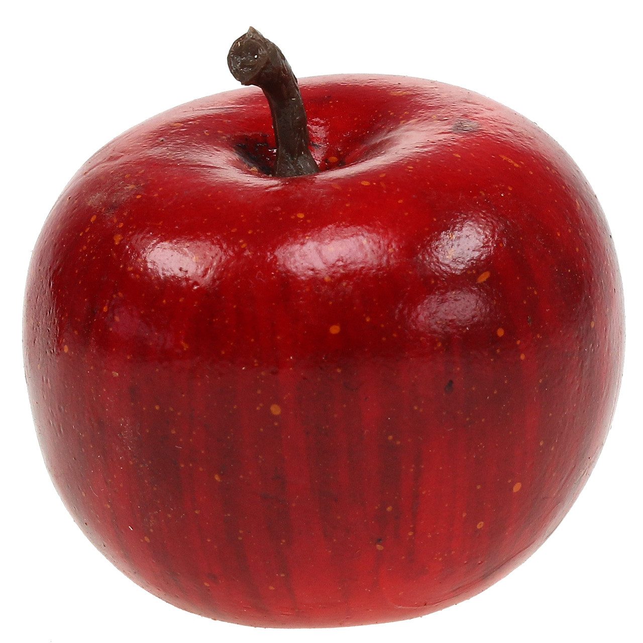Kunstpflanze Deko-Apfel Rot Glänzend Kunstfrüchte 4, Viana, Höhe 4.5 cm