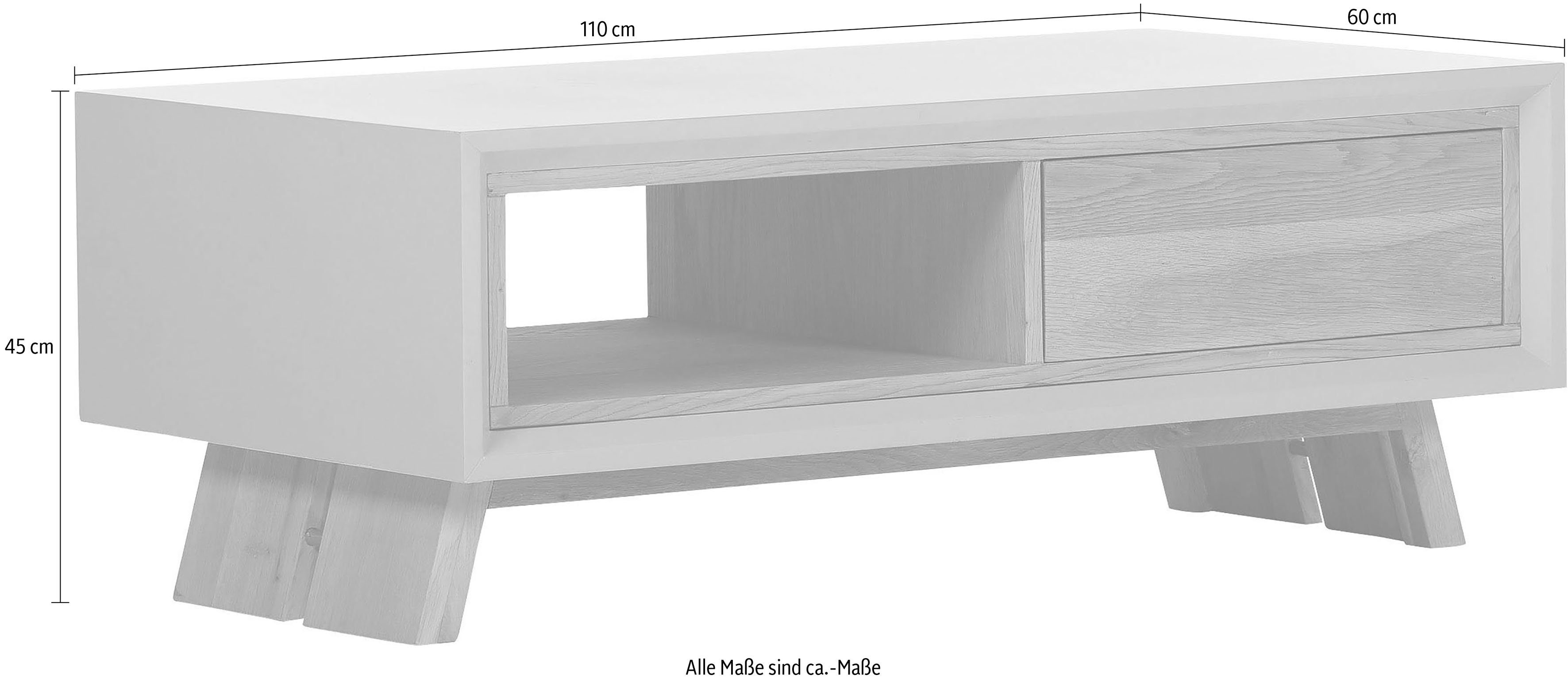 Gutmann Factory Couchtisch Omaha, mit Schublade