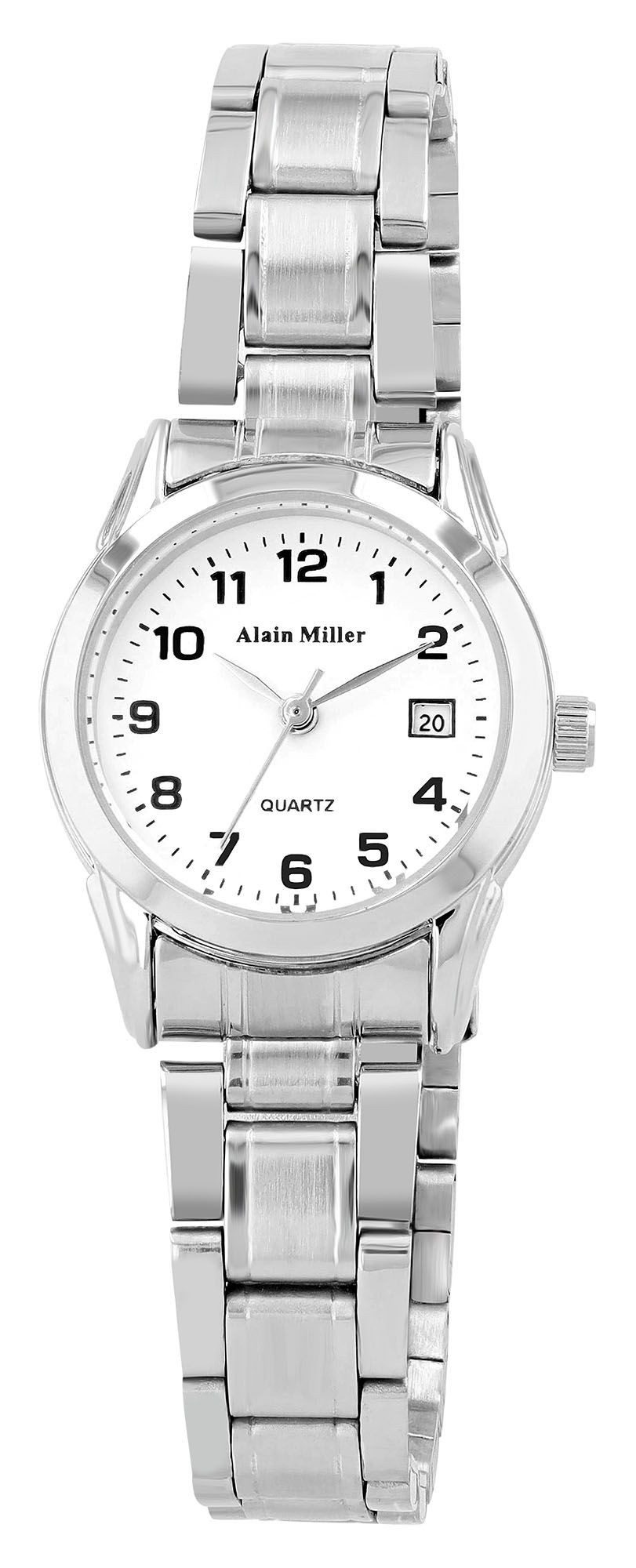 Alain Miller Quarzuhr 1800259 mit Edelstahlarmband, Datumsanzeige günstig online kaufen
