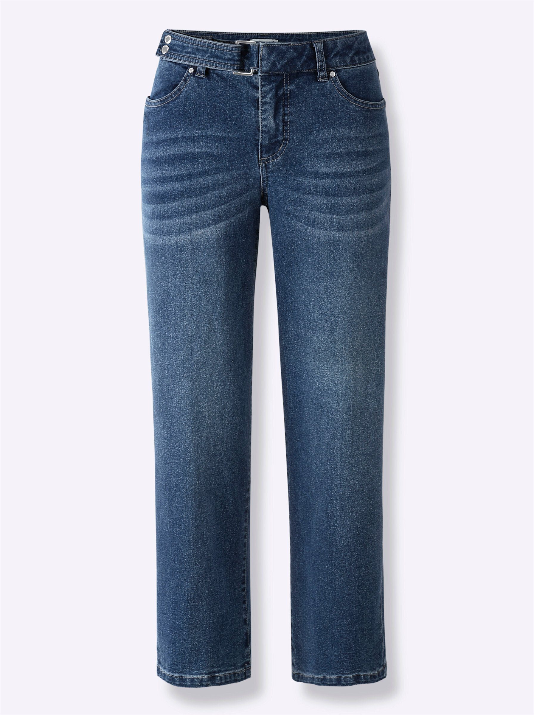 Jeansshorts Jeans-Culotte komfortabel