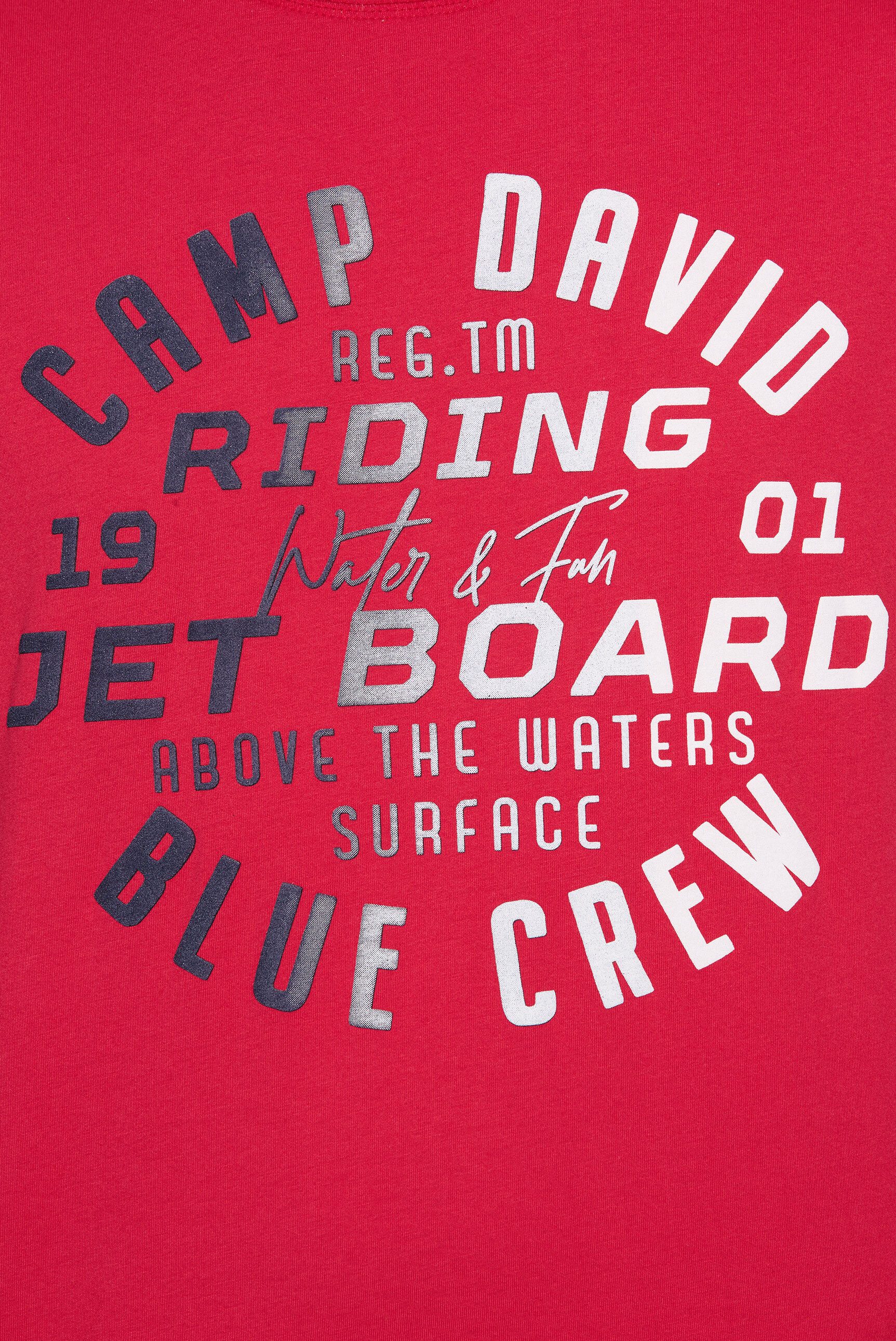 CAMP DAVID Rundhalsshirt aus Baumwolle