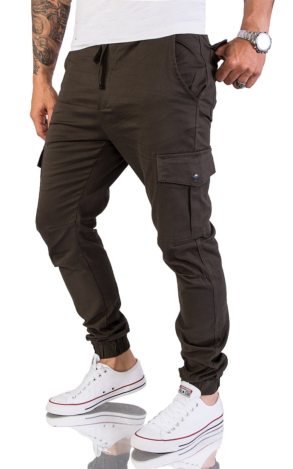 Rock Creek Cargohose Herren Caroghose mit Taschen H-179