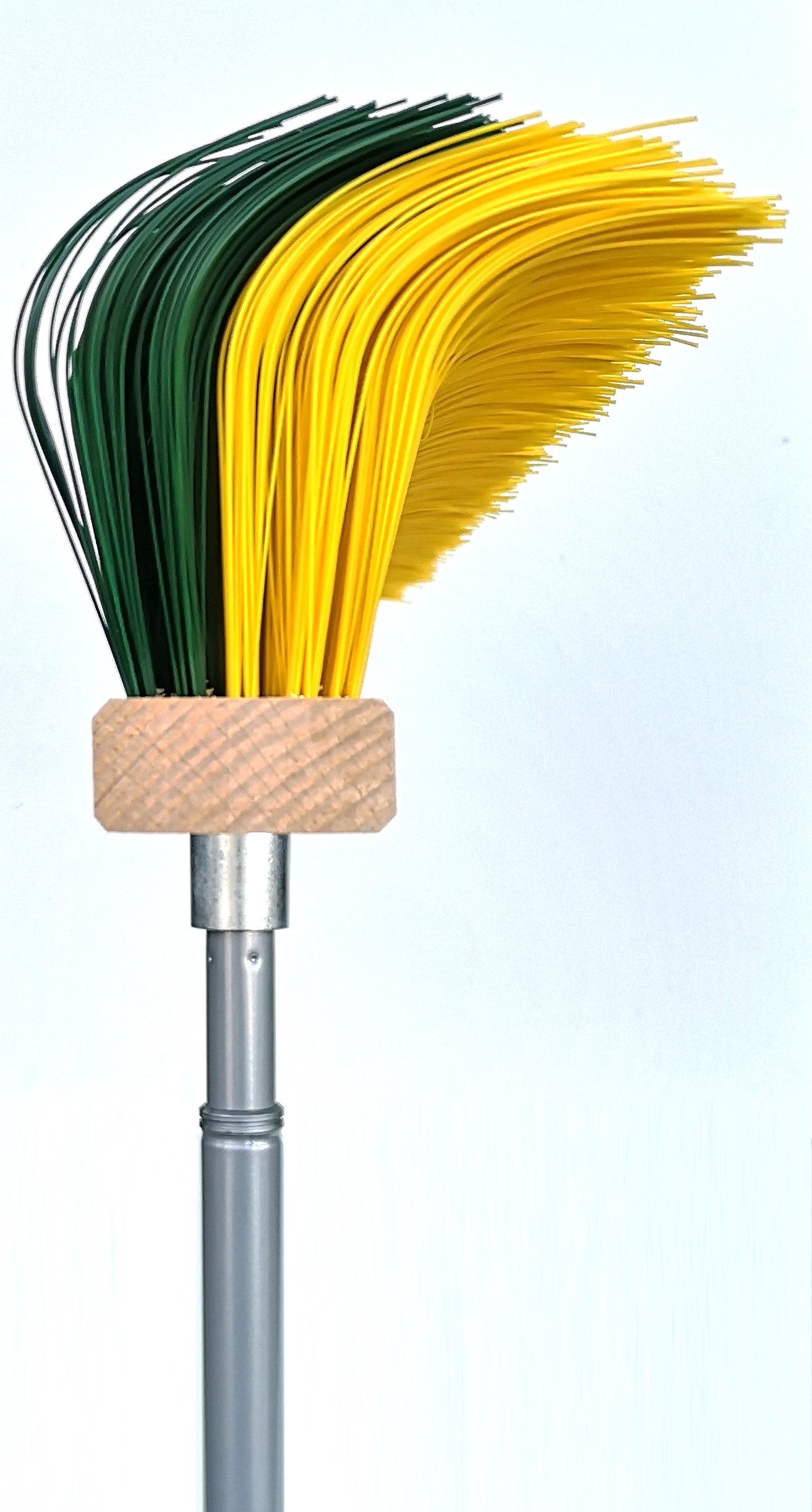 Thumbnail - Fritze® Straßenbesen Krallenbesen XL Premium 65 cm (Besenholz natur) - Stiel 150 cm, Alle Außenbereiche