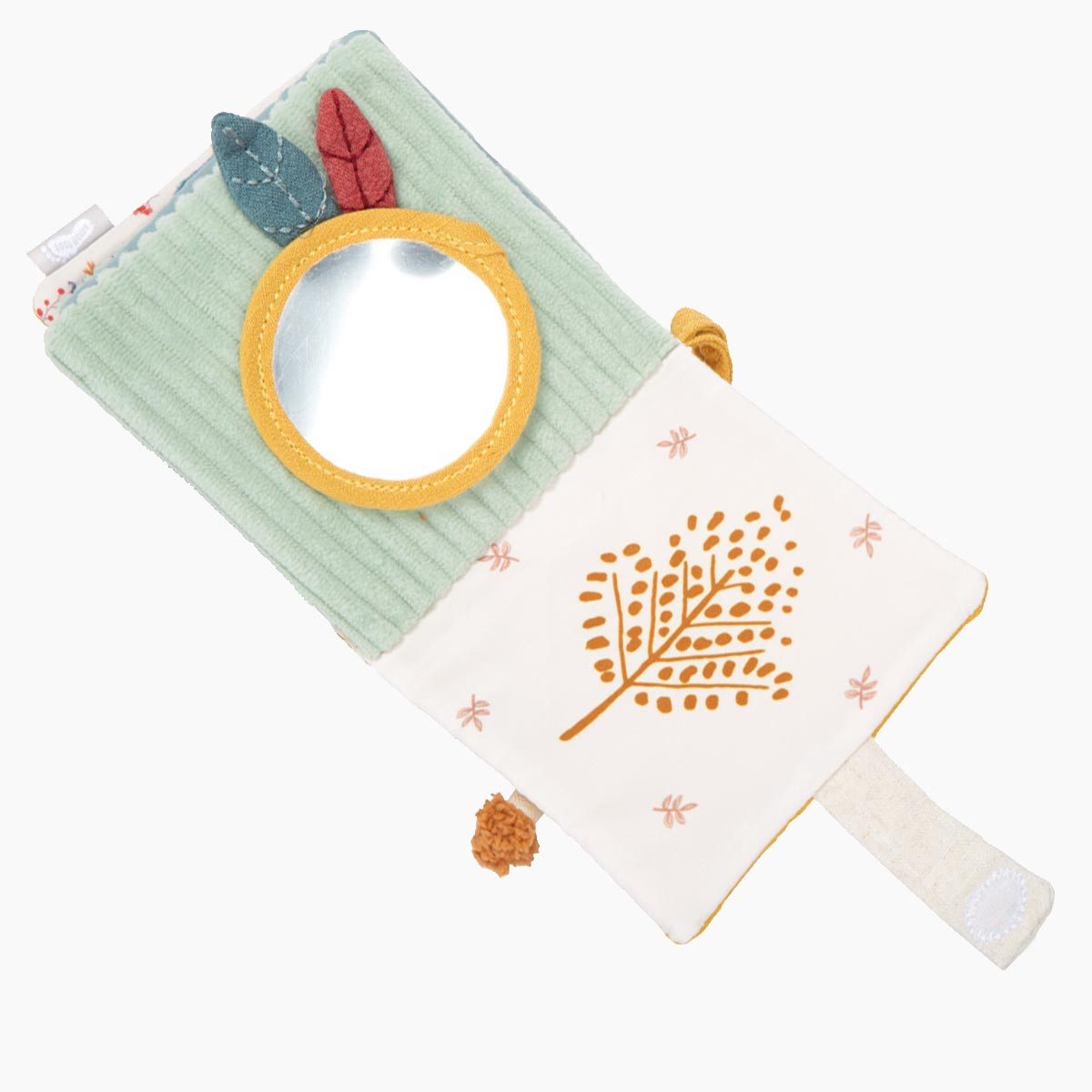 small foot GmbH & Co. KG Stoffbuch Babyspielzeug Fühlbuch aus Stoff Little Lion (Packung, 1-St., stoff buch), Weiches Stoff-Fühl Buch mit Löwenoptik