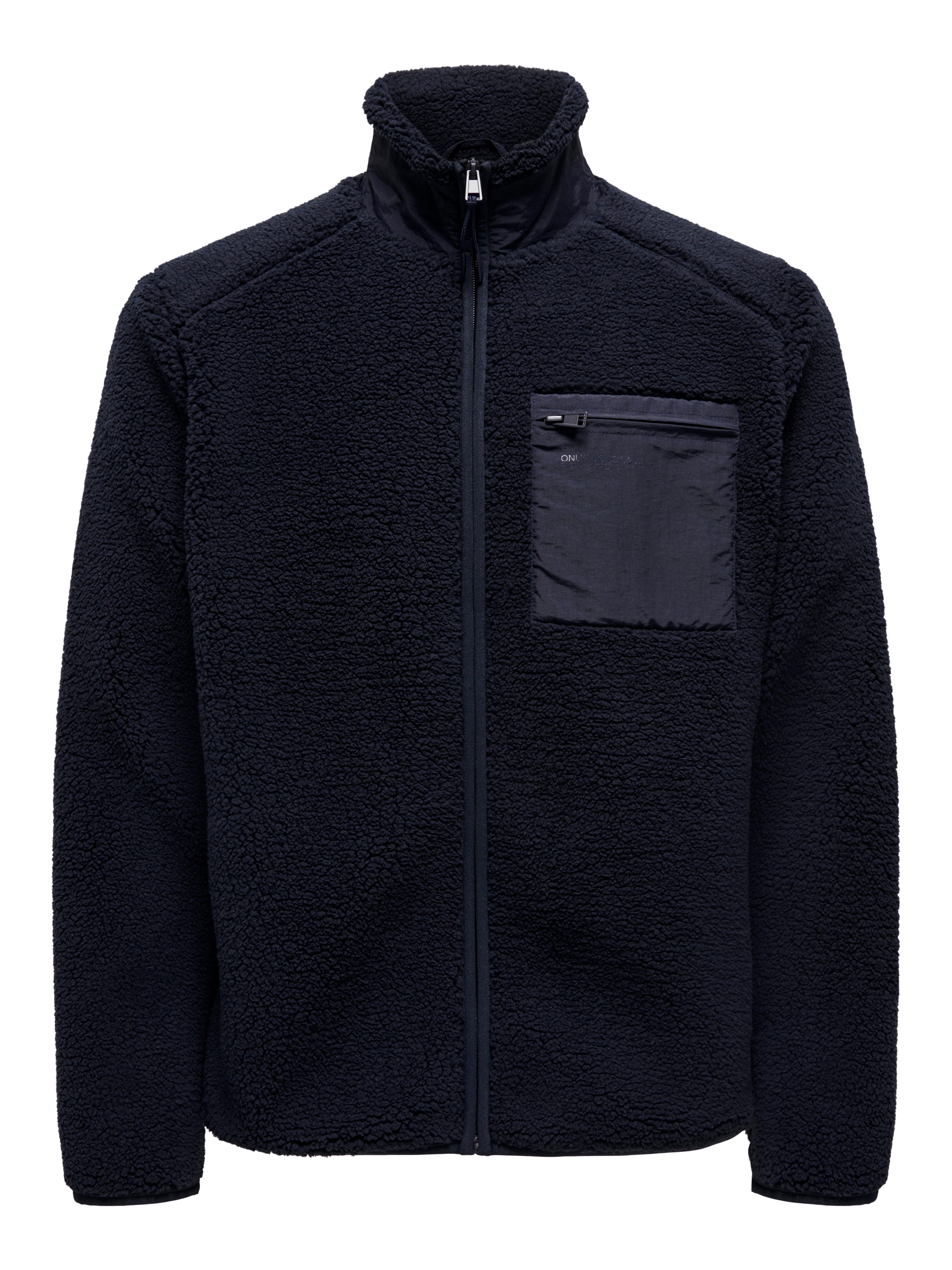 ONLY & SONS Strickfleecejacke ONSDALLAS LIFE SHERPA JACKET OTW VD günstig online kaufen