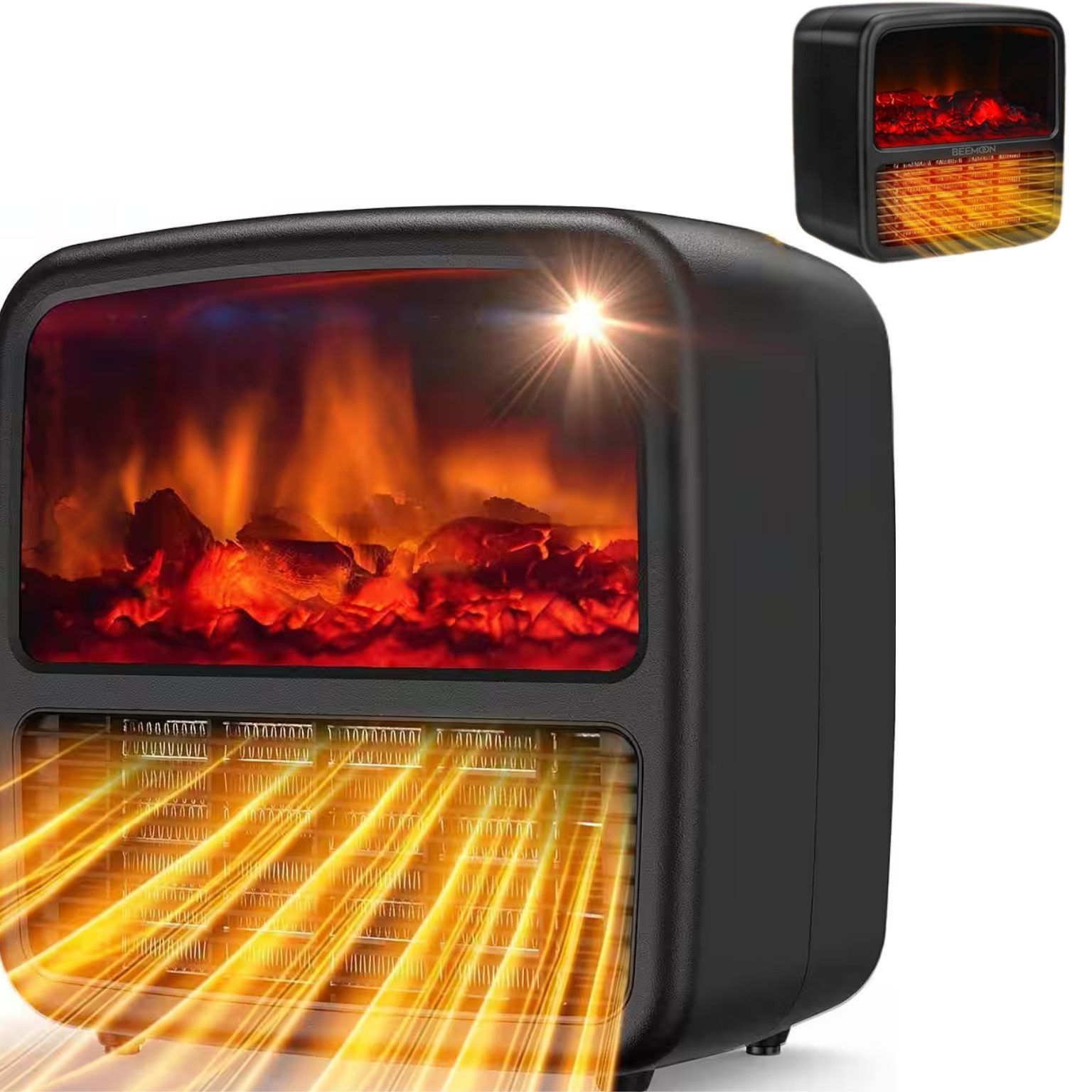 Diyarts Heizlüfter Keramik, 1500 W, Zwei Heizstufen (1.000 W / 1.500 W) plu günstig online kaufen