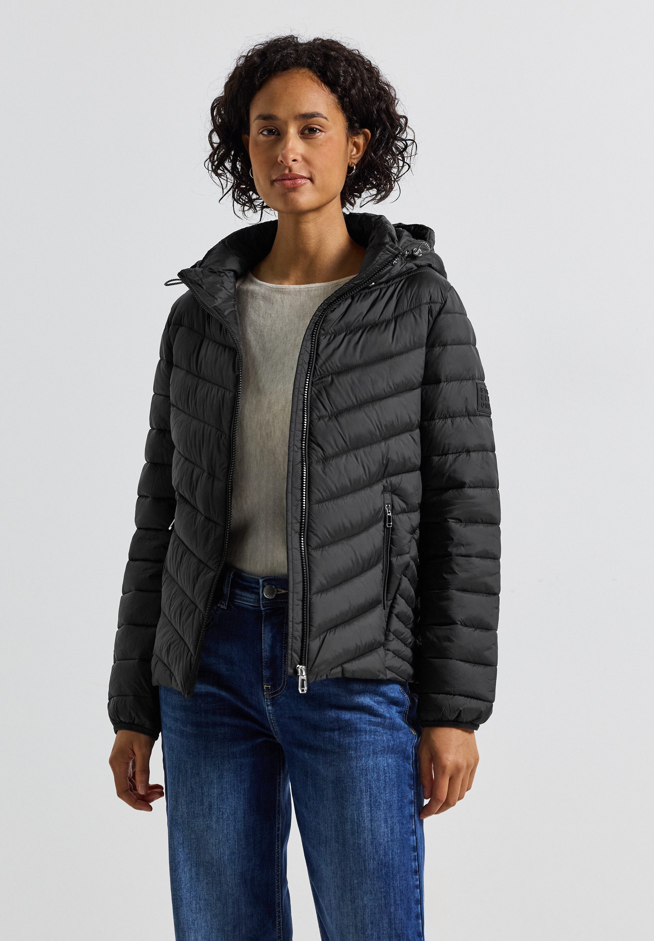 STREET ONE Steppjacke mit Kapuze mit günstig online kaufen